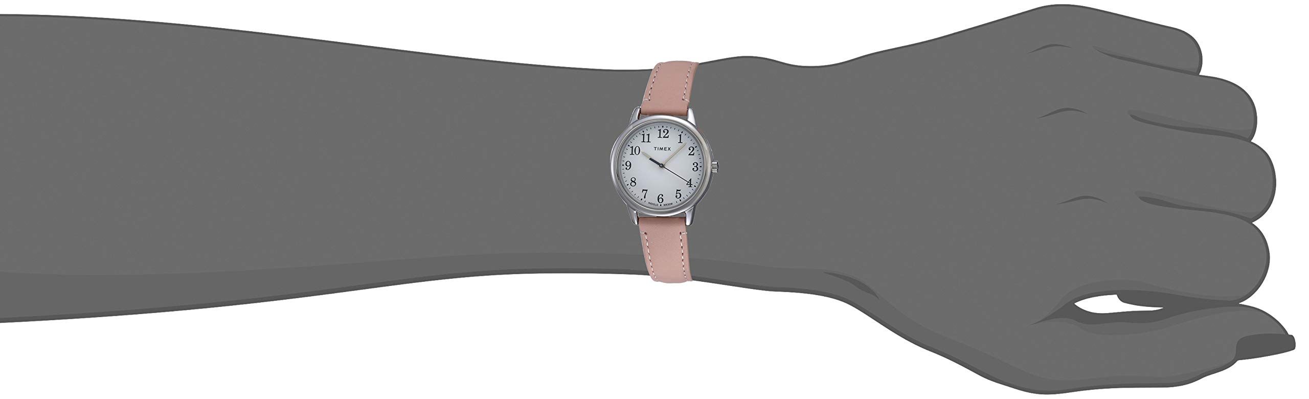 Timex Women's Easy Reader Watch - Classic Analog Leather Strap Wristwatch with Easy-to-Read Numbers | Perfect for Office, Casual Wear & Everyday Use