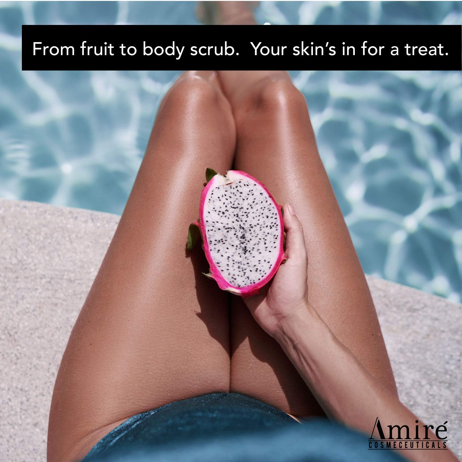 Amire Dragon Fruit Jelly Exfoliating Body Scrub - 3 Pack for Dry & Dehydrated Skin | Dead Skin Remover | Brightening Body Polish with Pitaya Extract | Perfect for Spa Day & At-Home Skincare Routine