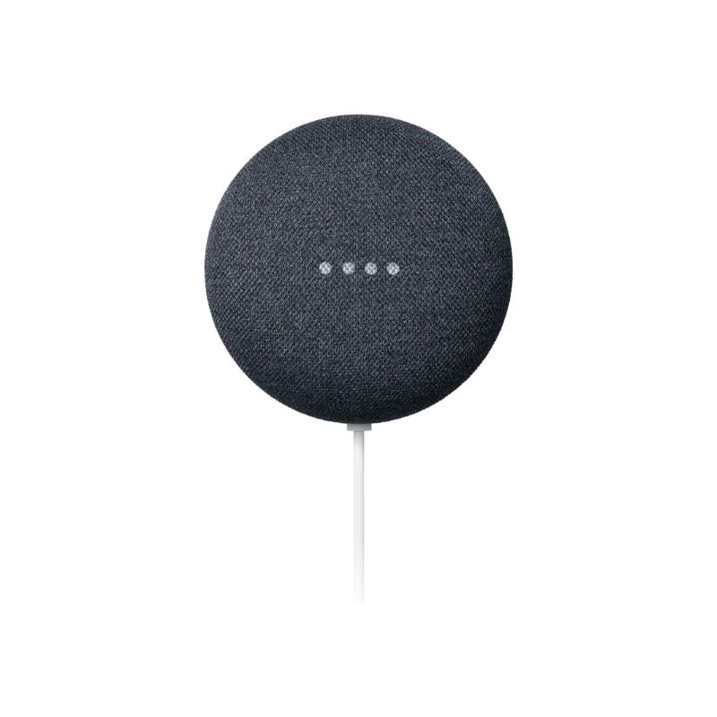 Google Nest Mini (2nd Gen) Smart Speaker with LED Smart RGB Bulb - Black | Voice Control, Smart Home Automation for Living Room & Bedroom