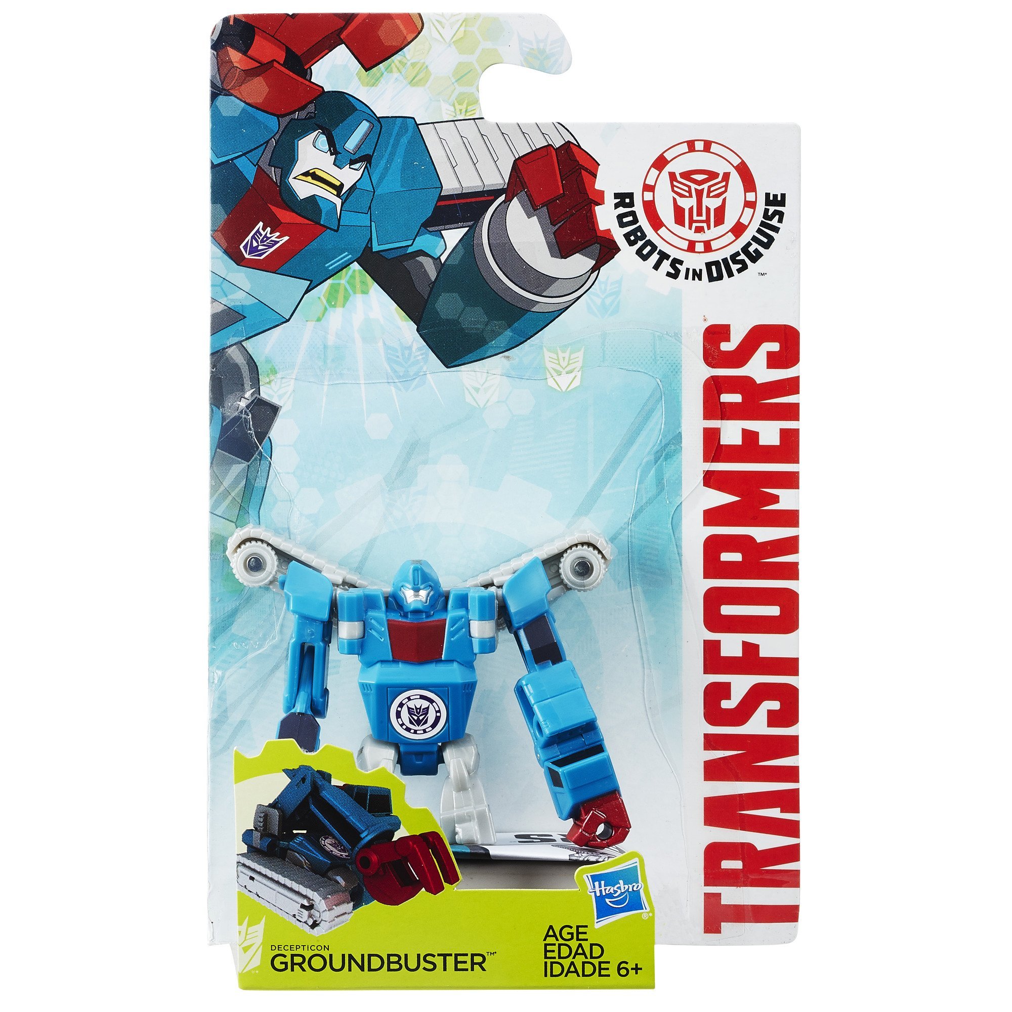 Transformers Robots in Disguise Legion Class Action Figure - Groundbuster Character | Collectible Toy for Kids & Adults | Perfect for Display, Play & Gifts