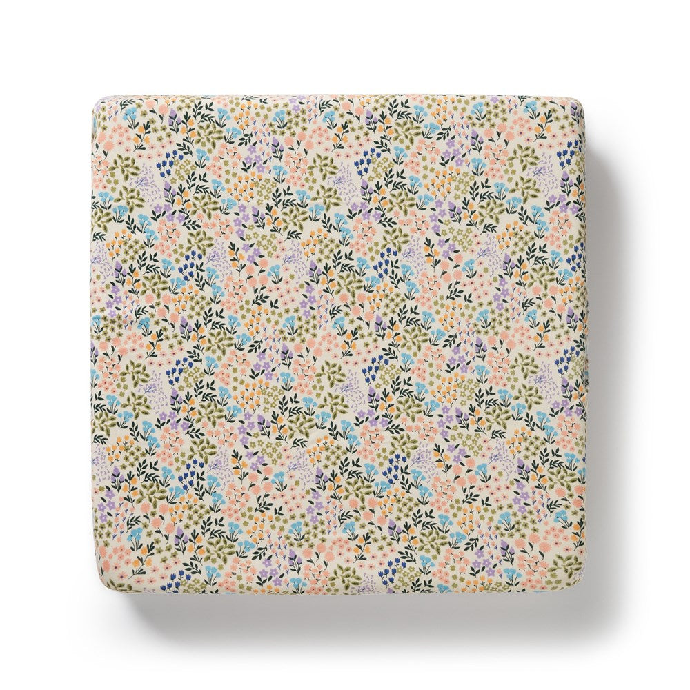 Organic Cotton Baby Crib Sheet - Soft Breathable Nursery Bedding for Infants & Toddlers | Perfect for Nursery, Daycare & Travel Use