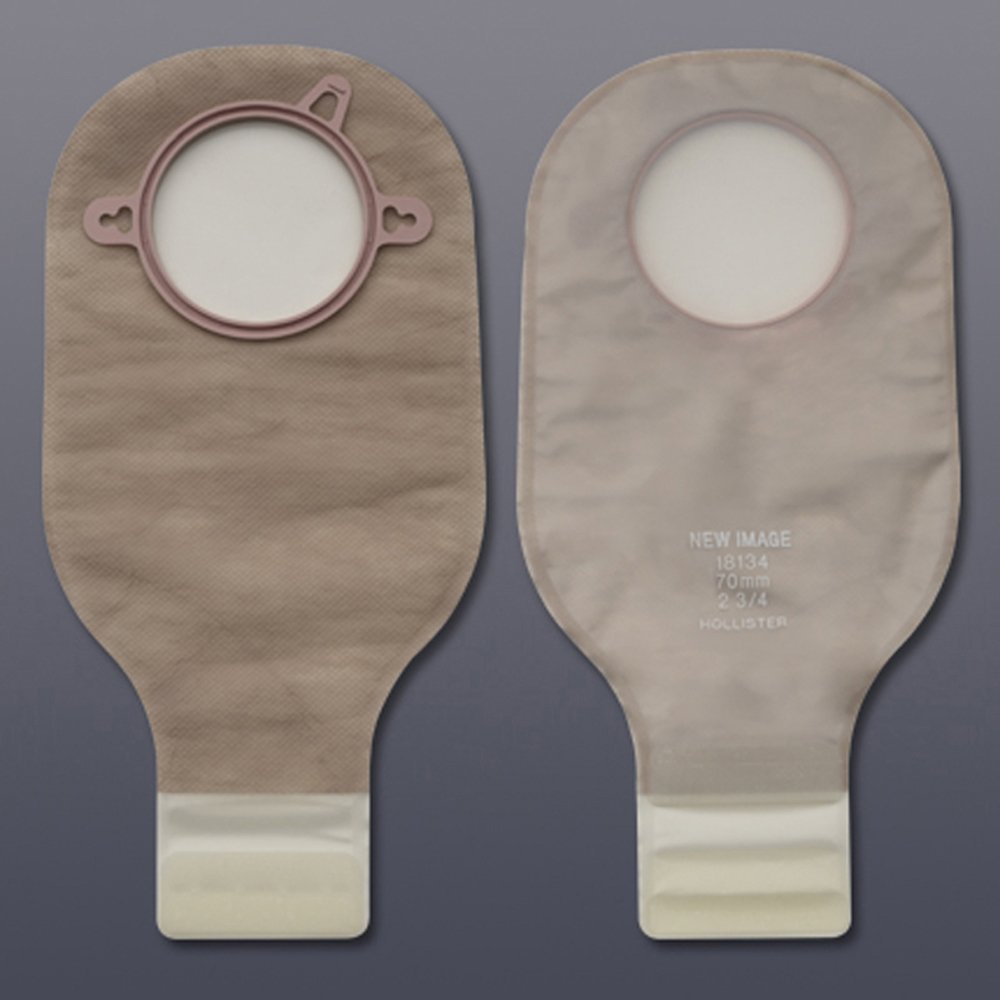 Hollister 18133 Lock 'n Roll Drainable Ostomy Pouch without Filter - 10 Pack/Box | Secure & Odor-Free Colostomy Bag for Active Lifestyle
