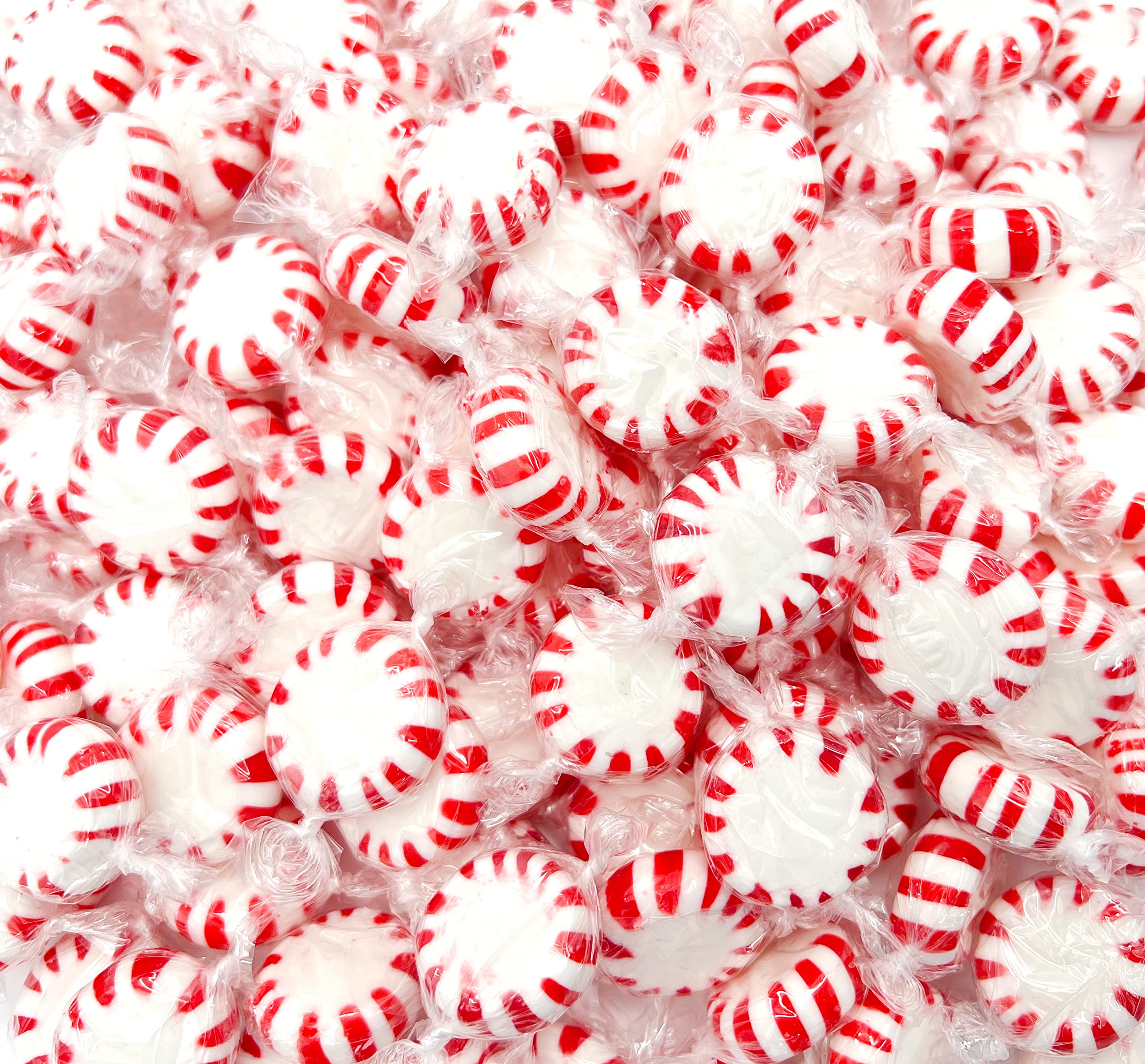 Starlight Peppermint Mints Hard Candy - 2 Pound Bulk Bag (Approx. 150 Count) | Refreshing Breath Mints for Office, Travel & After Meals