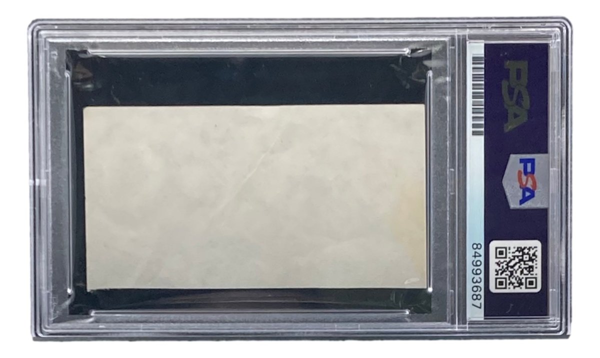 Lou Brock St. Louis Cardinals Autographed Baseball Card - PSA/DNA Certified Slabbed Cut Signature - Perfect for Sports Memorabilia Collectors & Cardinals Fans Display