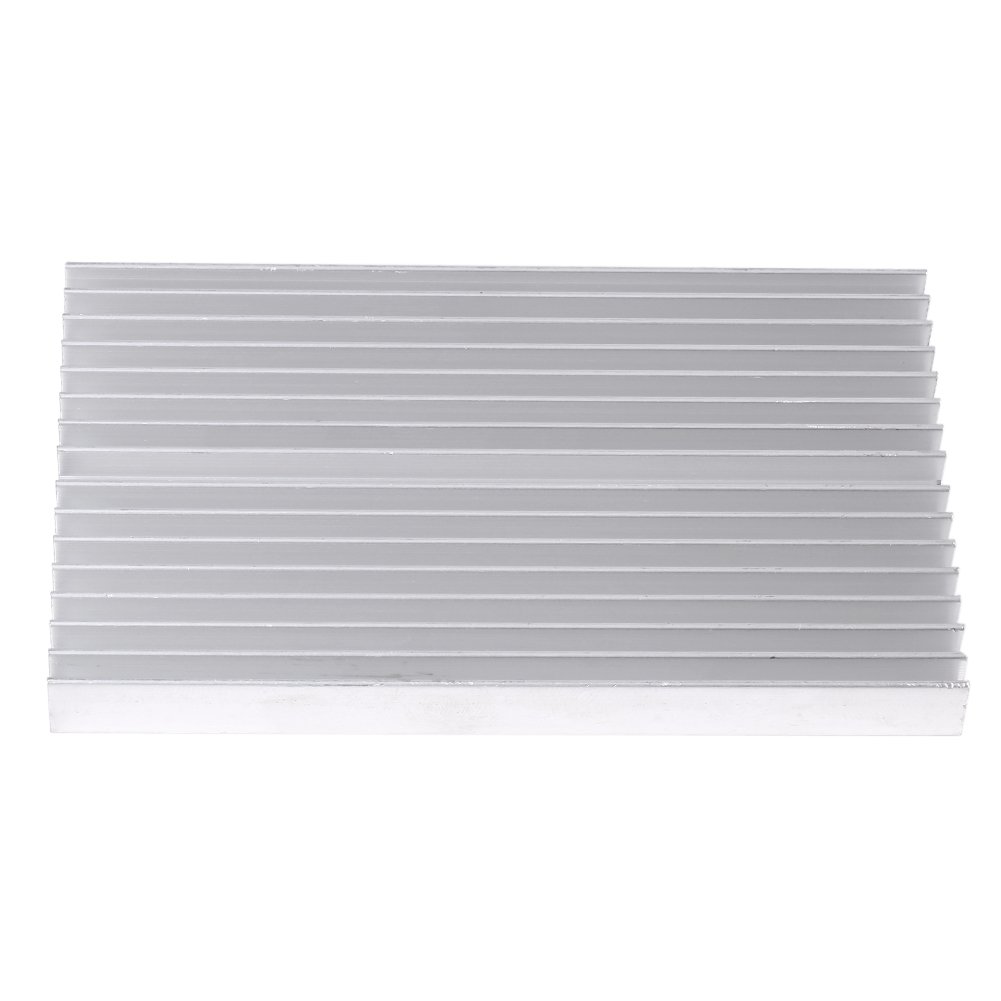 Argentate Aluminum Heatsink Cooler - High-Performance Thermoelectric Grille Design for IC, LED, Power Transistors, CPUs, Power Amplifiers, and Motherboards - Ideal for Electronics Cooling and Thermal Management