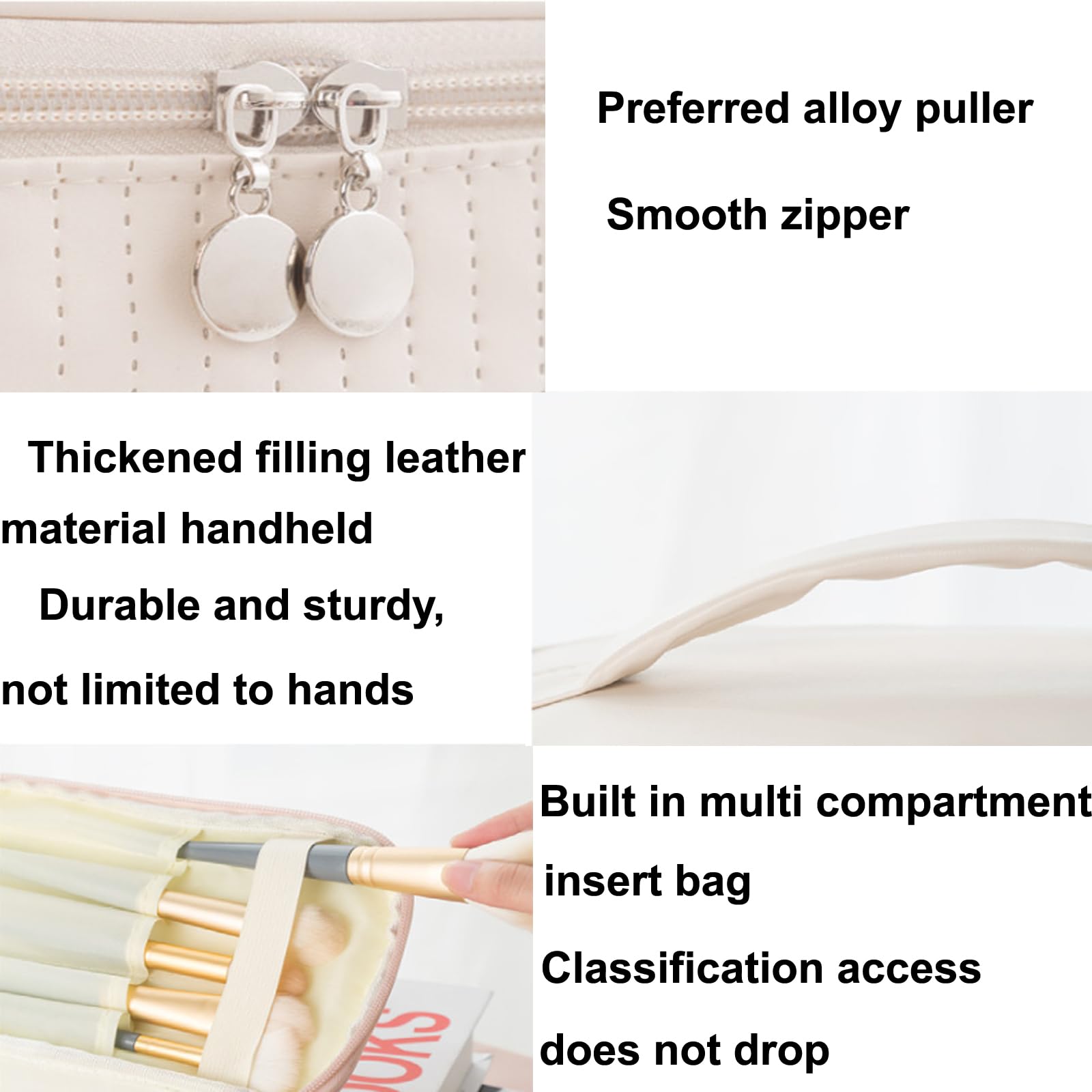 SHESHY Large Travel Makeup Bag - Waterproof Cosmetic Organizer & Toiletry Bag for Women | Perfect for Air Travel, Vacation & Daily Beauty Storage | Multi-functional Makeup Case with Cake Design