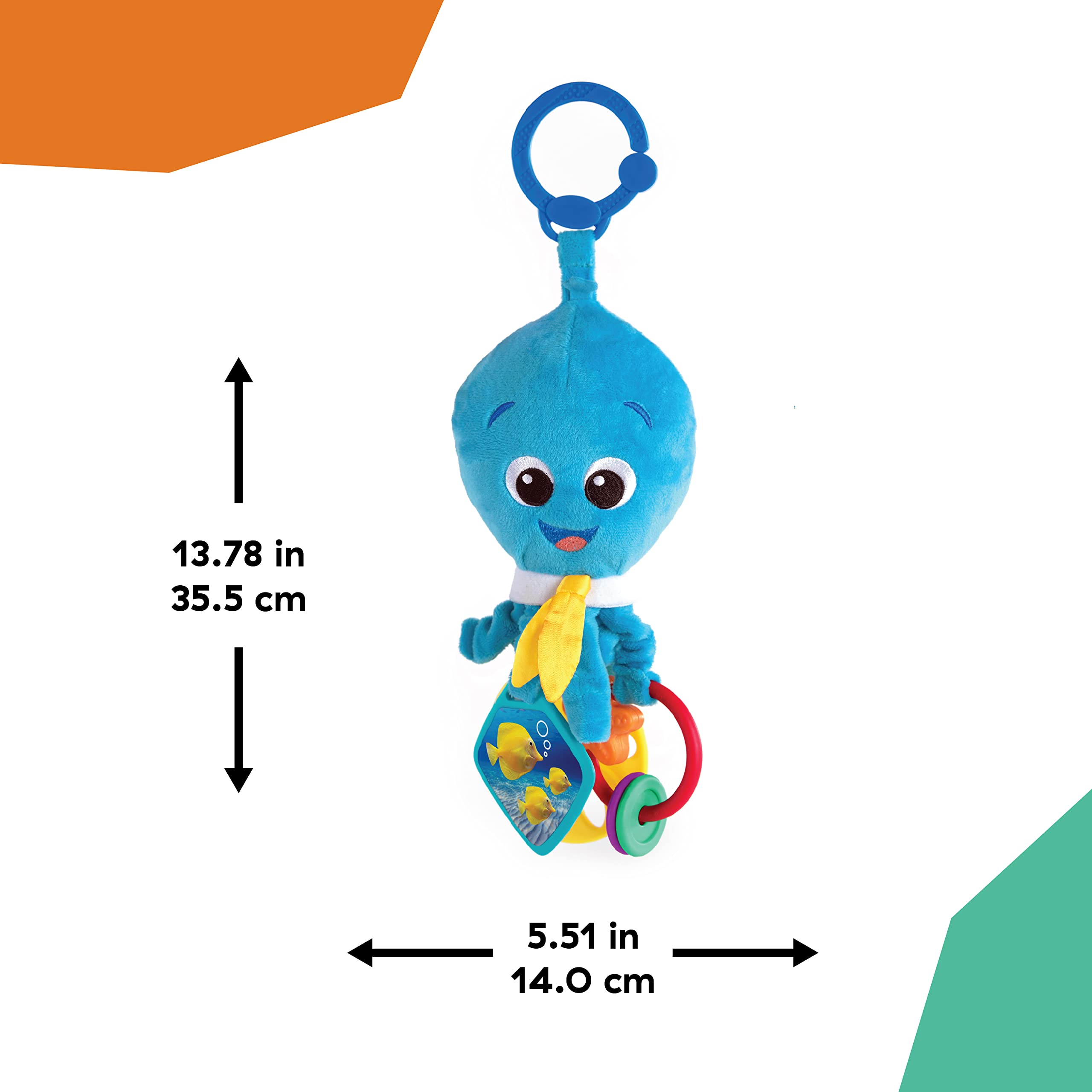 Baby Einstein Octopus Activity Arms Toy - Interactive Learning & Sensory Play for Infants & Toddlers - Perfect for Playtime, Daycare & Early Development