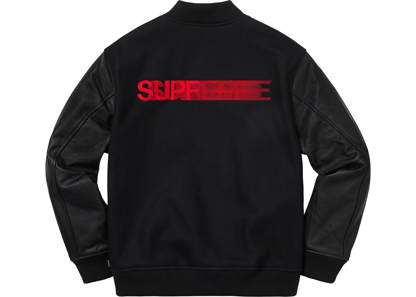 Supreme Motion Logo Varsity Jacket - Men's Streetwear Fashion Bomber Jacket for Urban Style | Perfect for Casual Wear, Skateboarding & Street Fashion