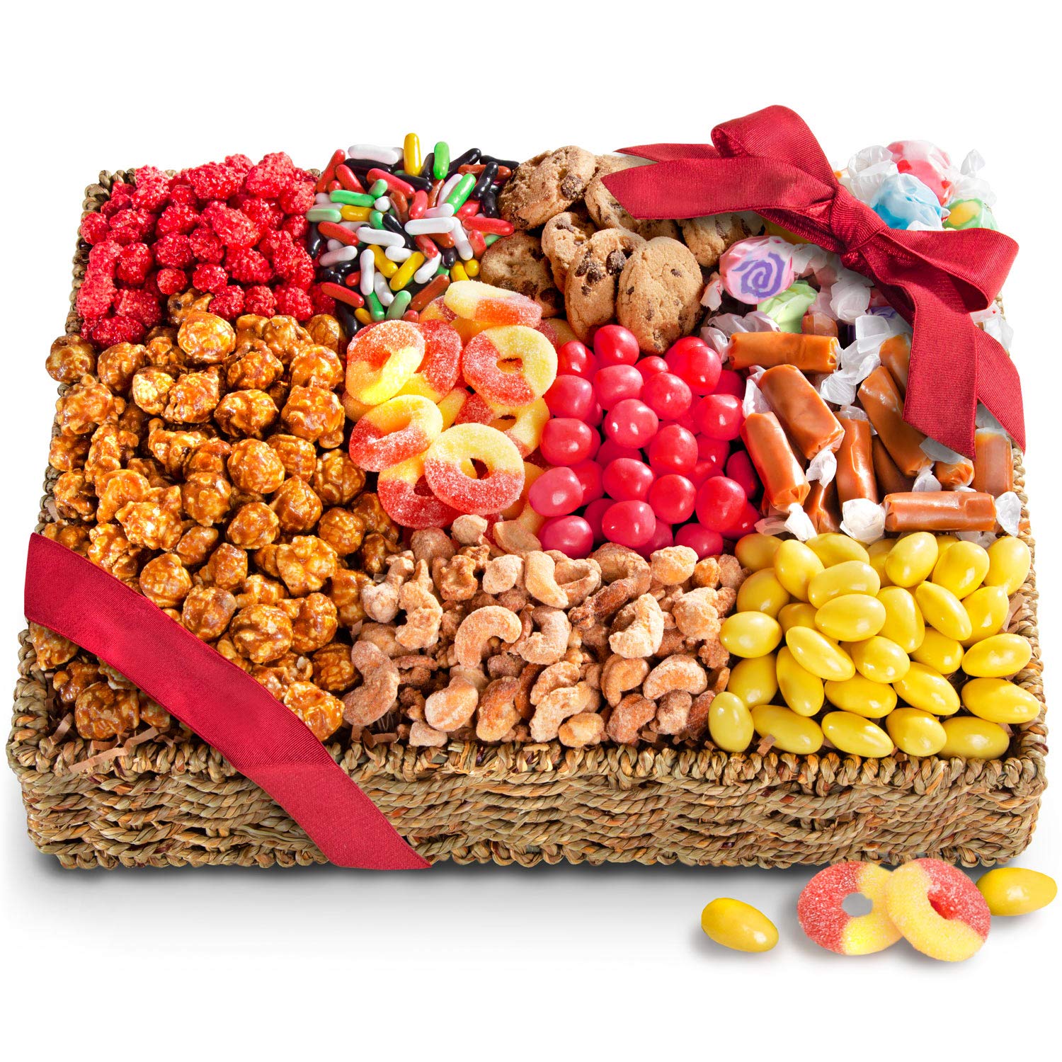 Deluxe Gourmet Snacks & Sweets Gift Basket - Perfect for Holidays, Birthdays & Corporate Gifting | Premium Assorted Treats Collection