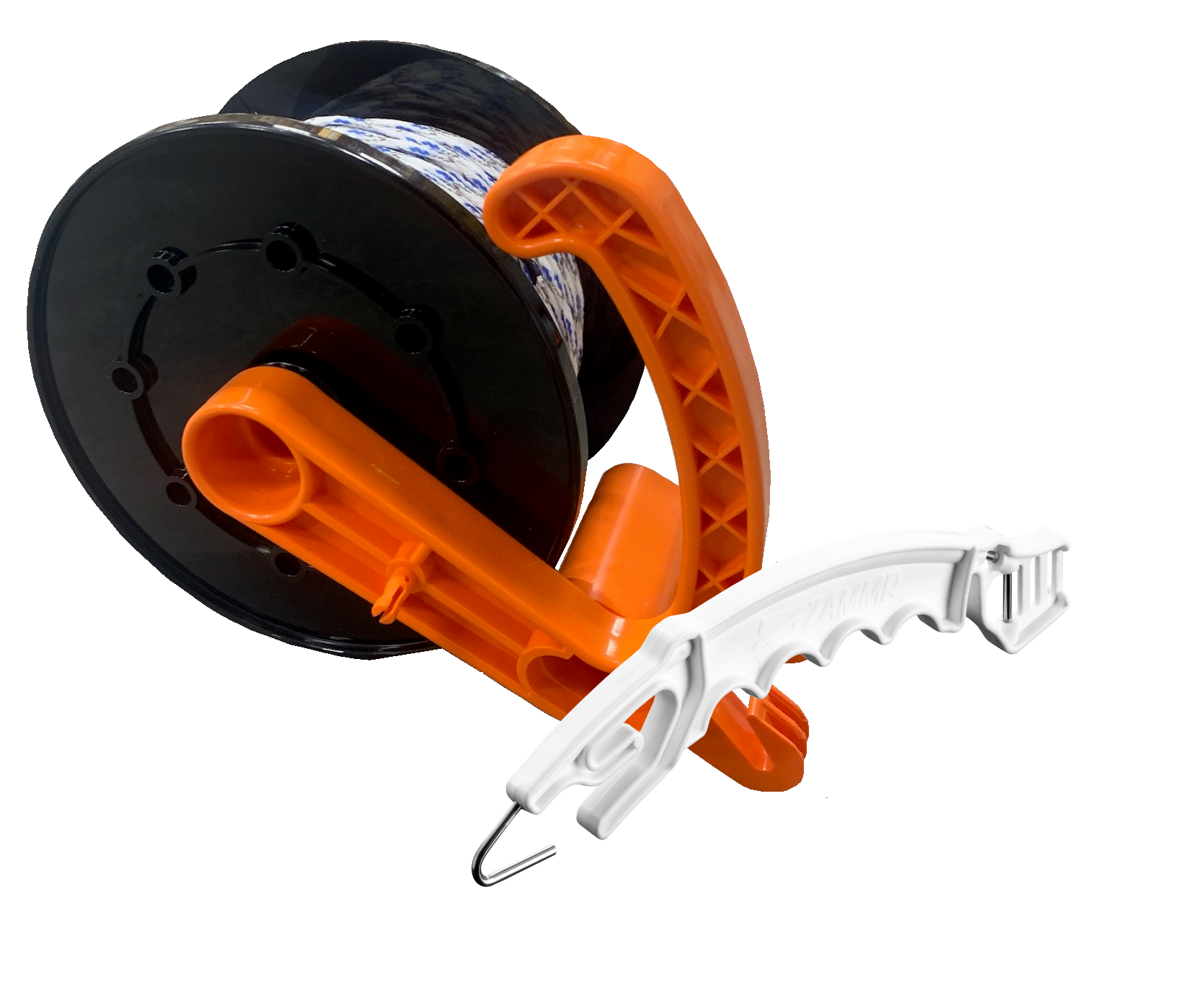 **Gallagher Mini Fishing Reel Preloaded with 328' Turbo Braid Line & ZAMMR Handle – Perfect for Freshwater & Saltwater Angling**