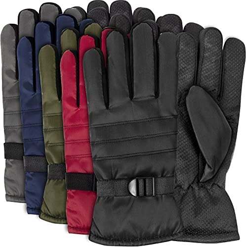 10 Pack Winter Gloves for Men & Women - Waterproof, Insulated & Windproof Cold Weather Gloves - Perfect for Skiing, Snowboarding, Hiking & Outdoor Work in Extreme Conditions