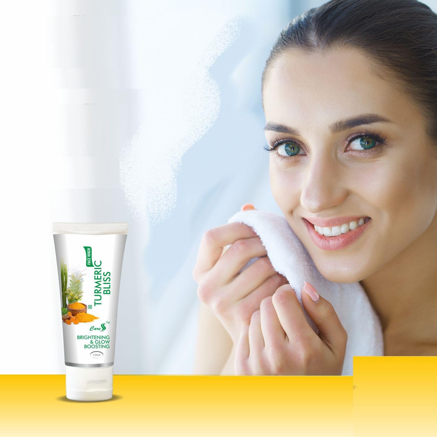 Magnessa Turmeric Bliss Face Wash - Natural & Brightening Facial Cleanser for Glowing Skin | Perfect for Daily Use & Acne-Prone Skin