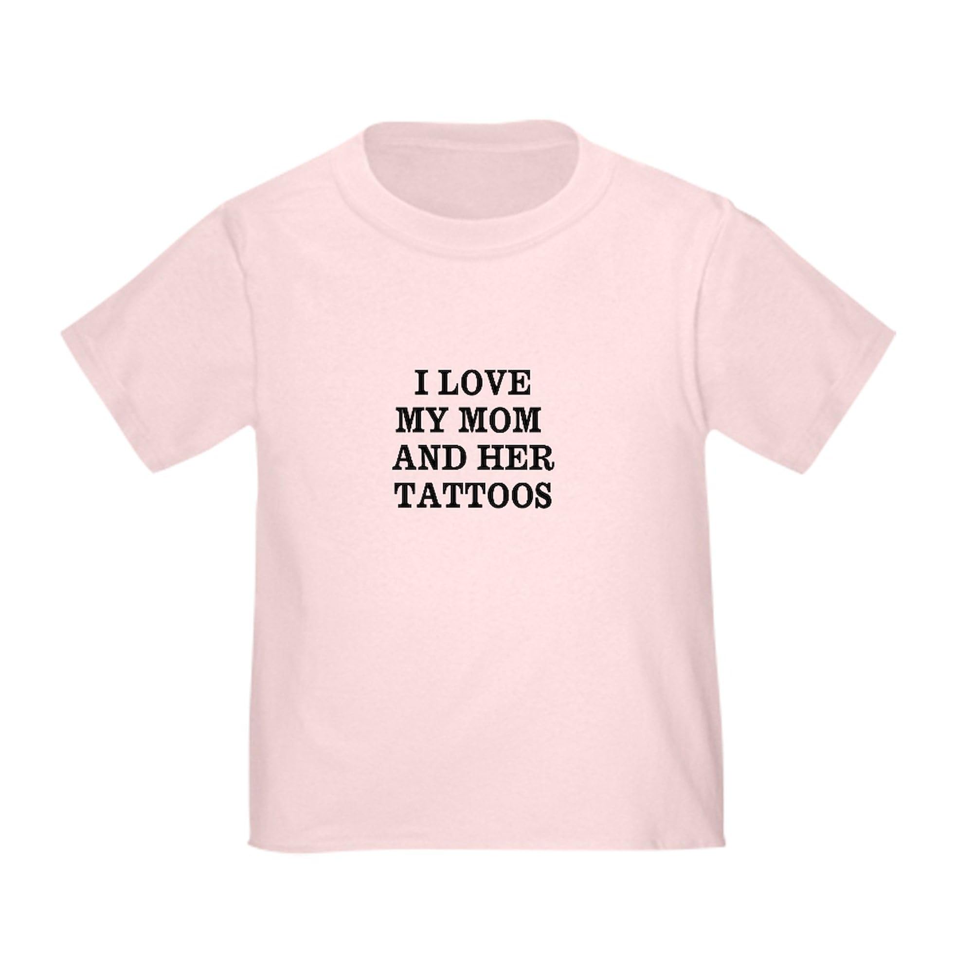 I Love My Mom Tattoo Toddler T-Shirt - 100% Cotton for Playtime & Family Outings