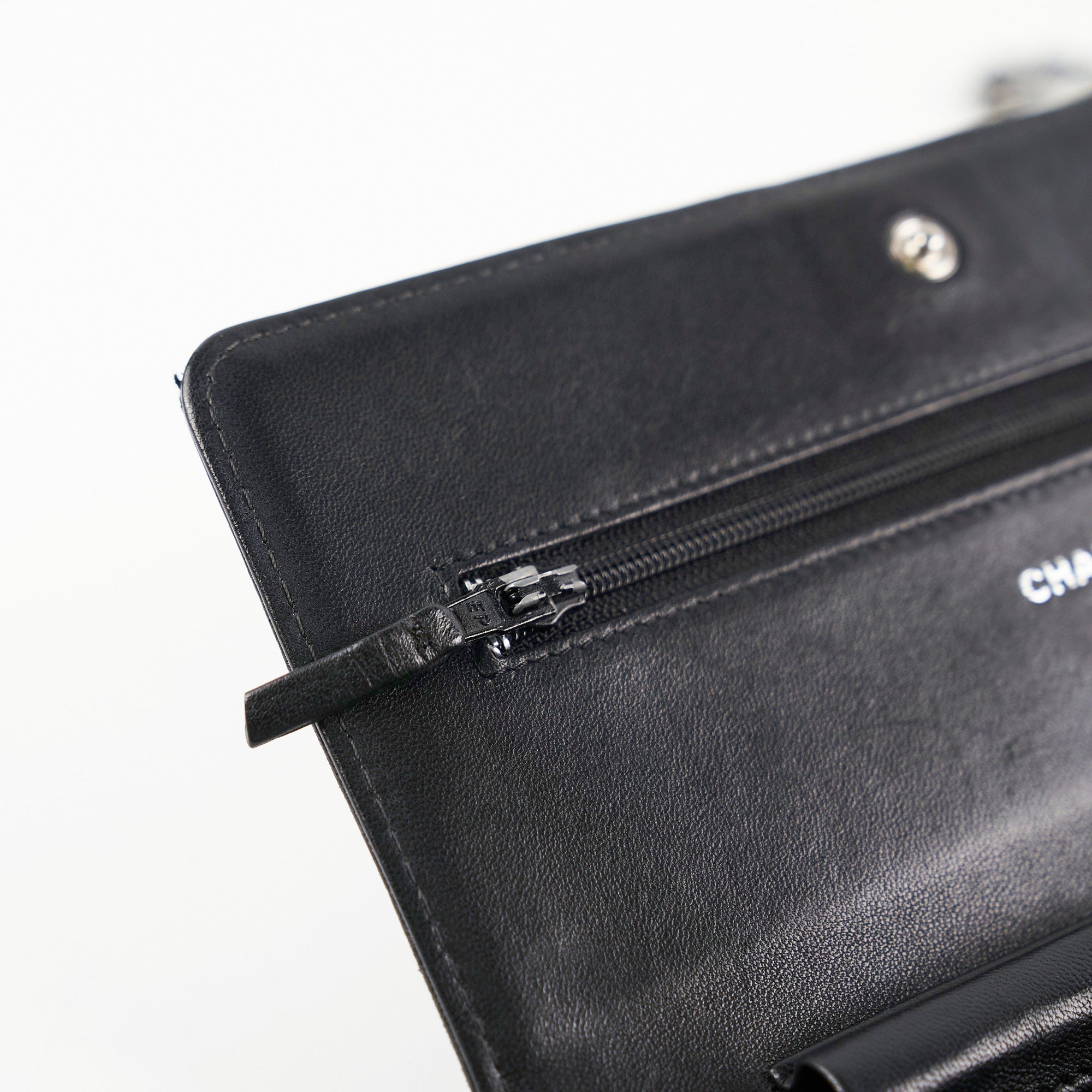 Chanel Boy Wallet On Chain WOC Lambskin Leather Black Crossbody Bag for Women - Perfect for Evening Parties, Date Nights & Luxury Fashion Accessories