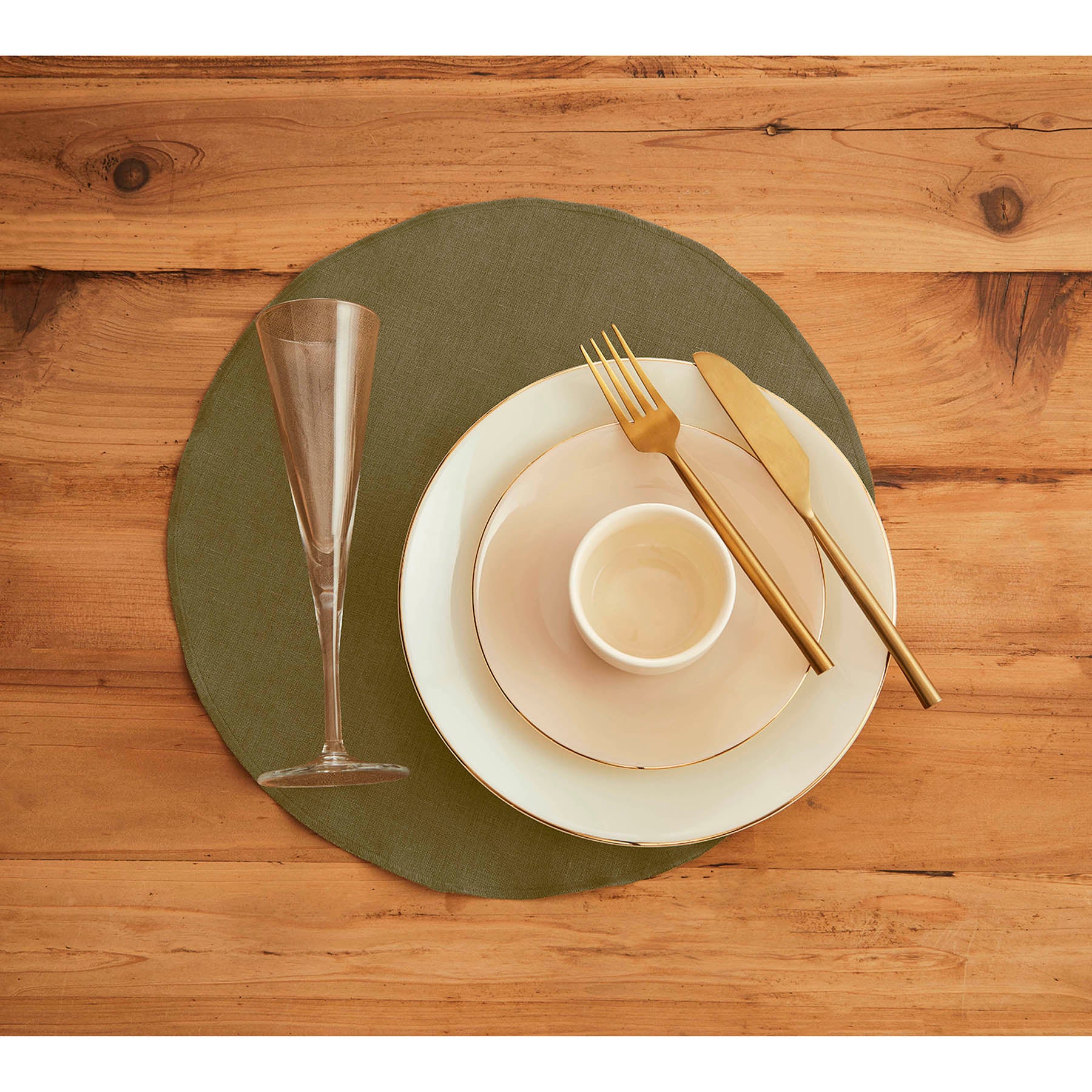 Premium Round Placemats Set of 4 - Non-Slip Heat Resistant Table Mats for Dining & Decor - Perfect for Dinner Parties, Holidays & Everyday Use