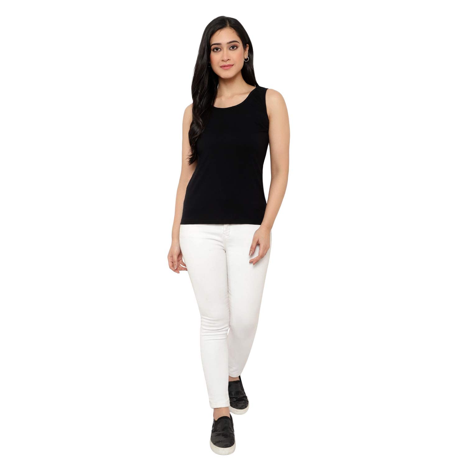 CRAMPLE® Women's Ribbed Seamless Tank Tops - Breathable Workout Shirts for Yoga, Gym & Running | Comfortable Exercise Tops for Women's Fitness & Active Lifestyle