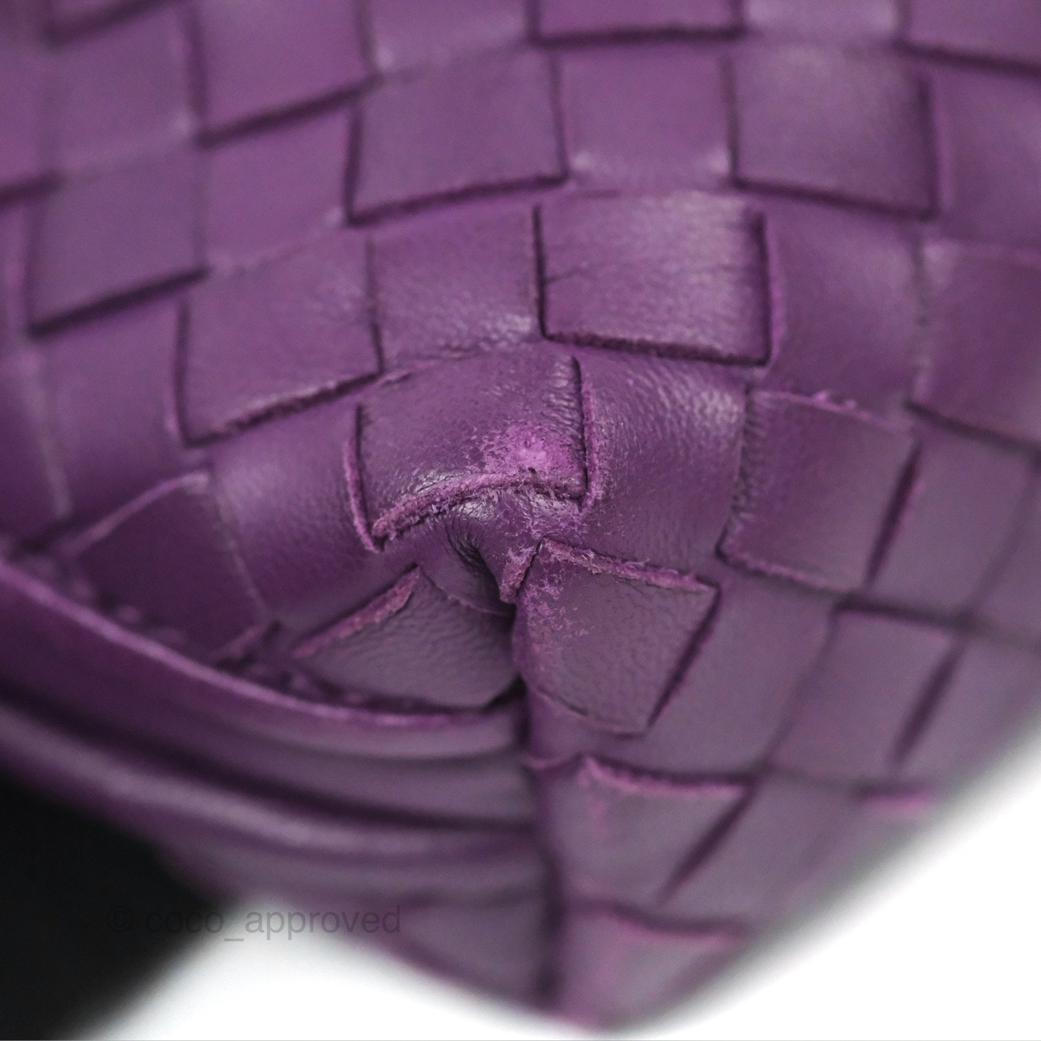 Bottega Veneta Intrecciato Leather Crossbody Bag in Purple | Luxury Designer Handbag for Women | Perfect for Everyday Use, Travel & Special Occasions