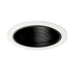Royal Pacific 8503BK 6-Inch Black Baffle Recessed Lighting Trim - Energy Efficient LED Downlight Fixture for Home, Kitchen, and Office Ceiling Lighting