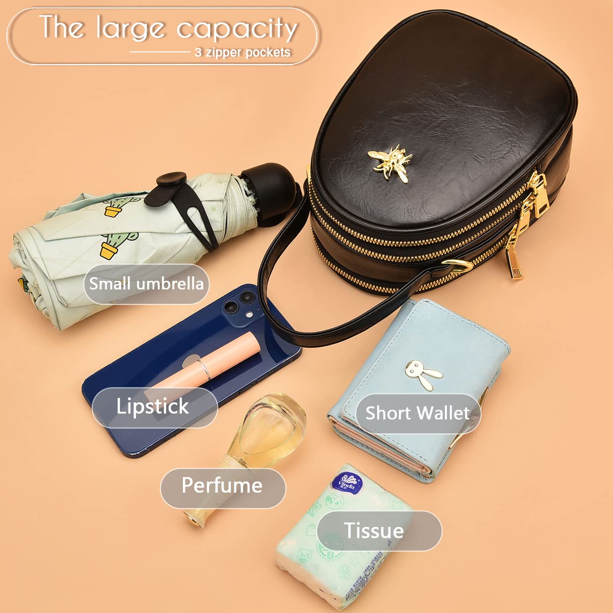 Stylish Women's Small Crossbody Bag - Fashionable Shoulder Purse & Messenger Handbag for Everyday Use, Travel, and Shopping