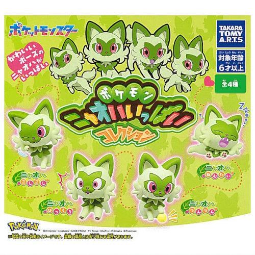 Pokemon Sprigatito Collection - Takara Tomy 1.5 Inch Mini Figure Toy for Kids & Collectors - Perfect for Display, Gifts, and Pokemon Battles