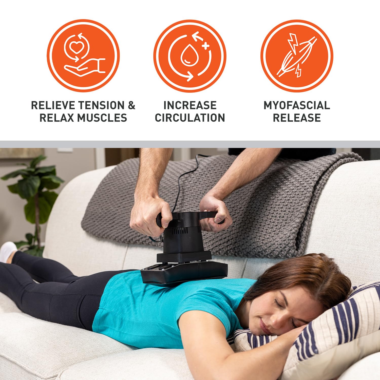 Professional Variable Speed Vibrating Massager for Muscle Pain Relief – High-Powered Therapeutic Massage Gun for Myofascial Release & Trigger Point Therapy – Perfect for Athletes, Chiropractic Care & Post-Workout Recovery