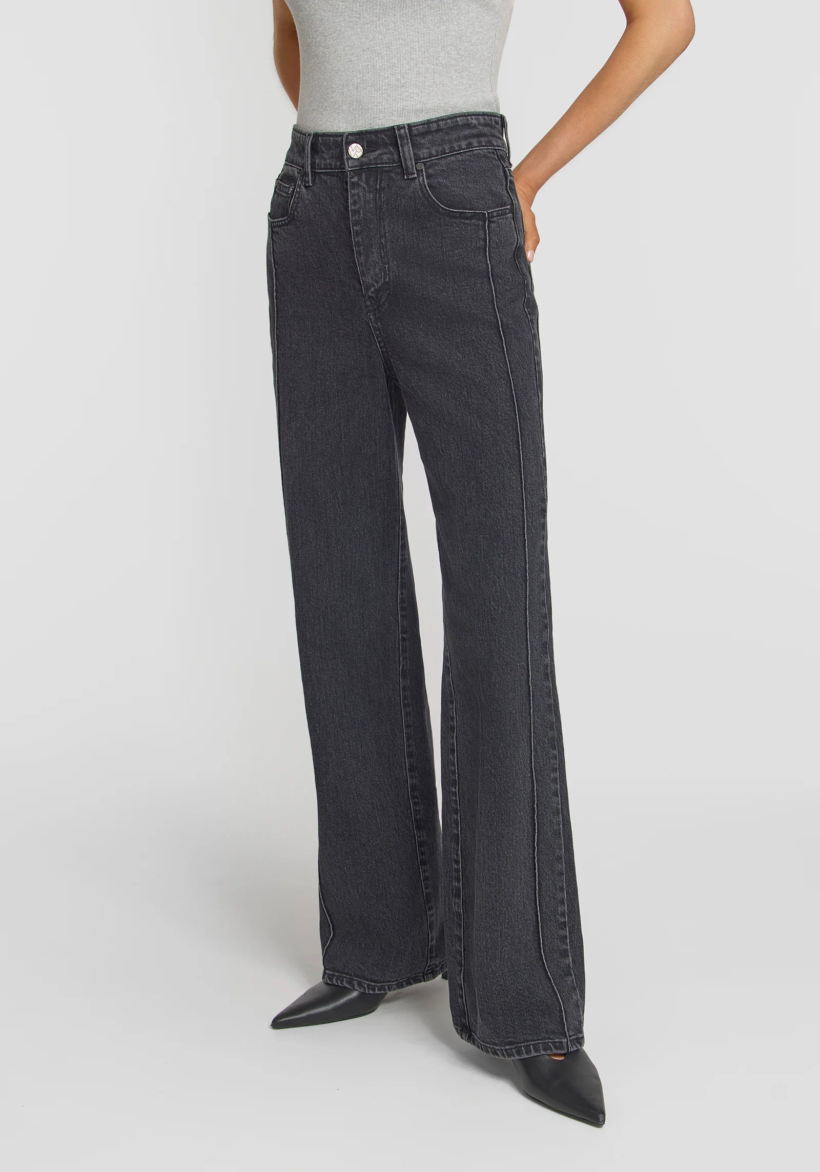 Bono Black Wash Jeans for Men - Stylish Slim Fit Denim Pants for Casual Wear & Everyday Outfits