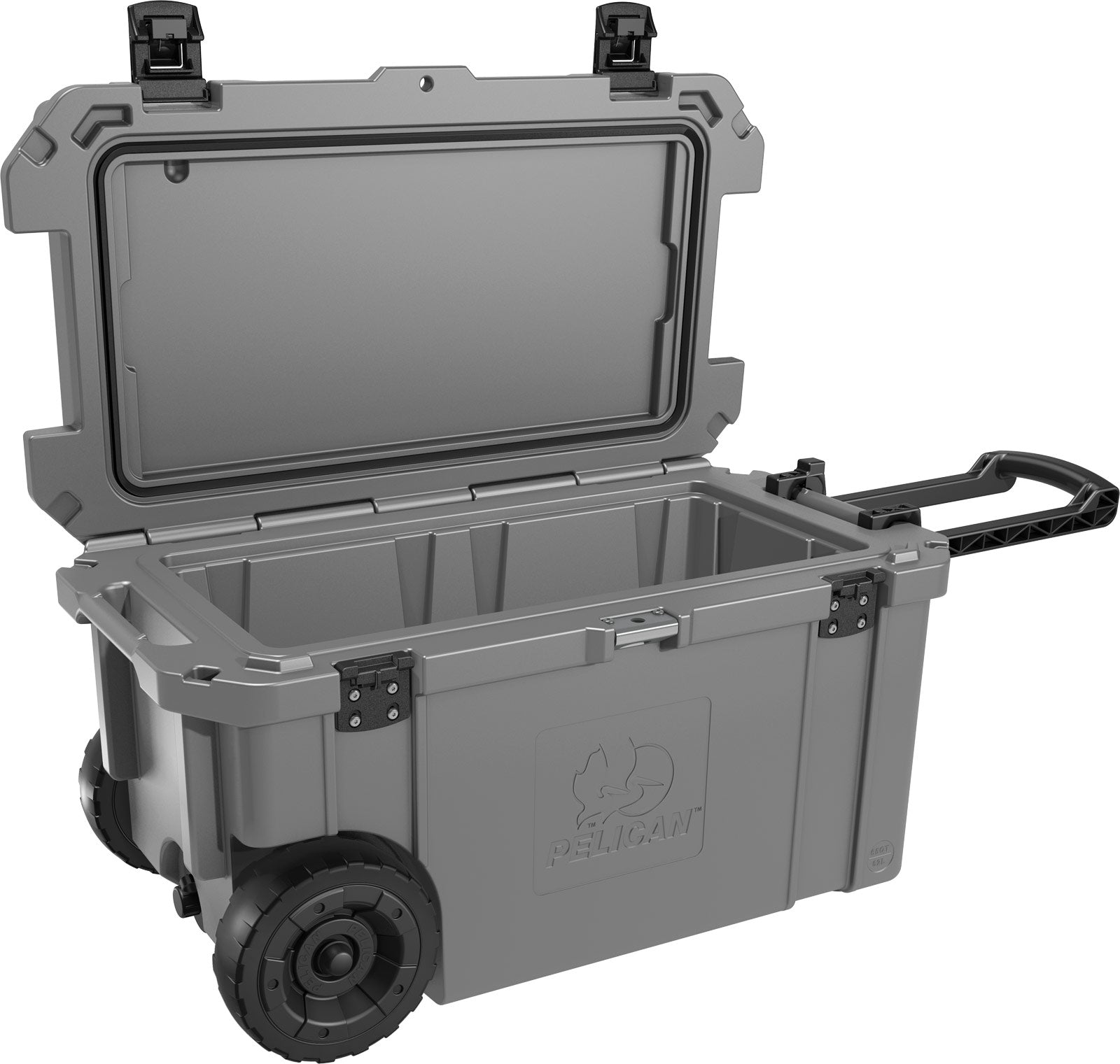 65 Quart Elite Wheeled Cooler - Heavy Duty Rolling Cooler for Camping, Beach, Tailgating & Outdoor Adventures - Insulated Ice Chest with Wheels & Handle