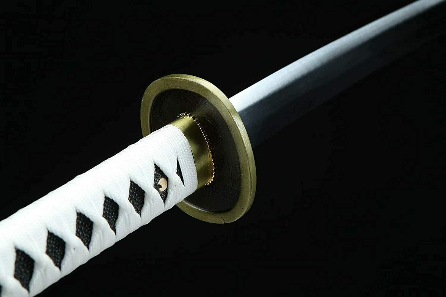 Handmade One Piece Roronoa Zoro Katana - YAMA ENMA Purple Blade Samurai Sword | Japanese Anime Cosplay Weapon | Perfect Gift for Men & Women | Collectible, Display & Cosplay Use