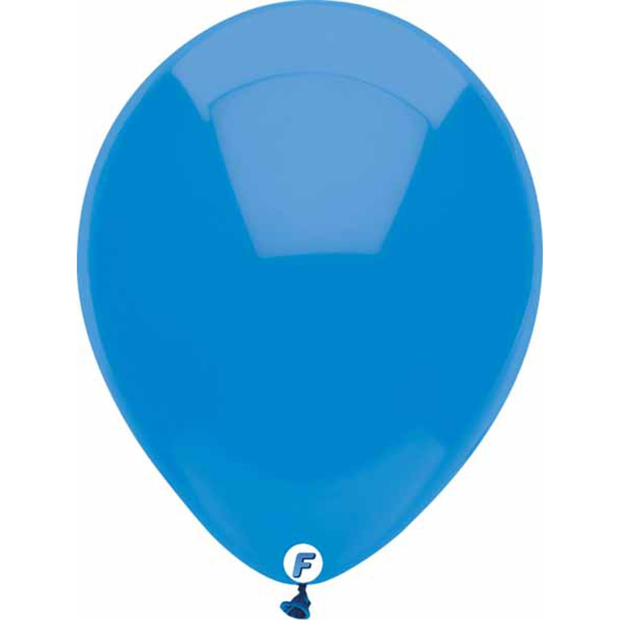 Funsational Ocean Blue Latex Balloons - 12 Inch, 100 Pack/Bag - Perfect for Birthday Parties, Baby Showers & Ocean-Themed Events