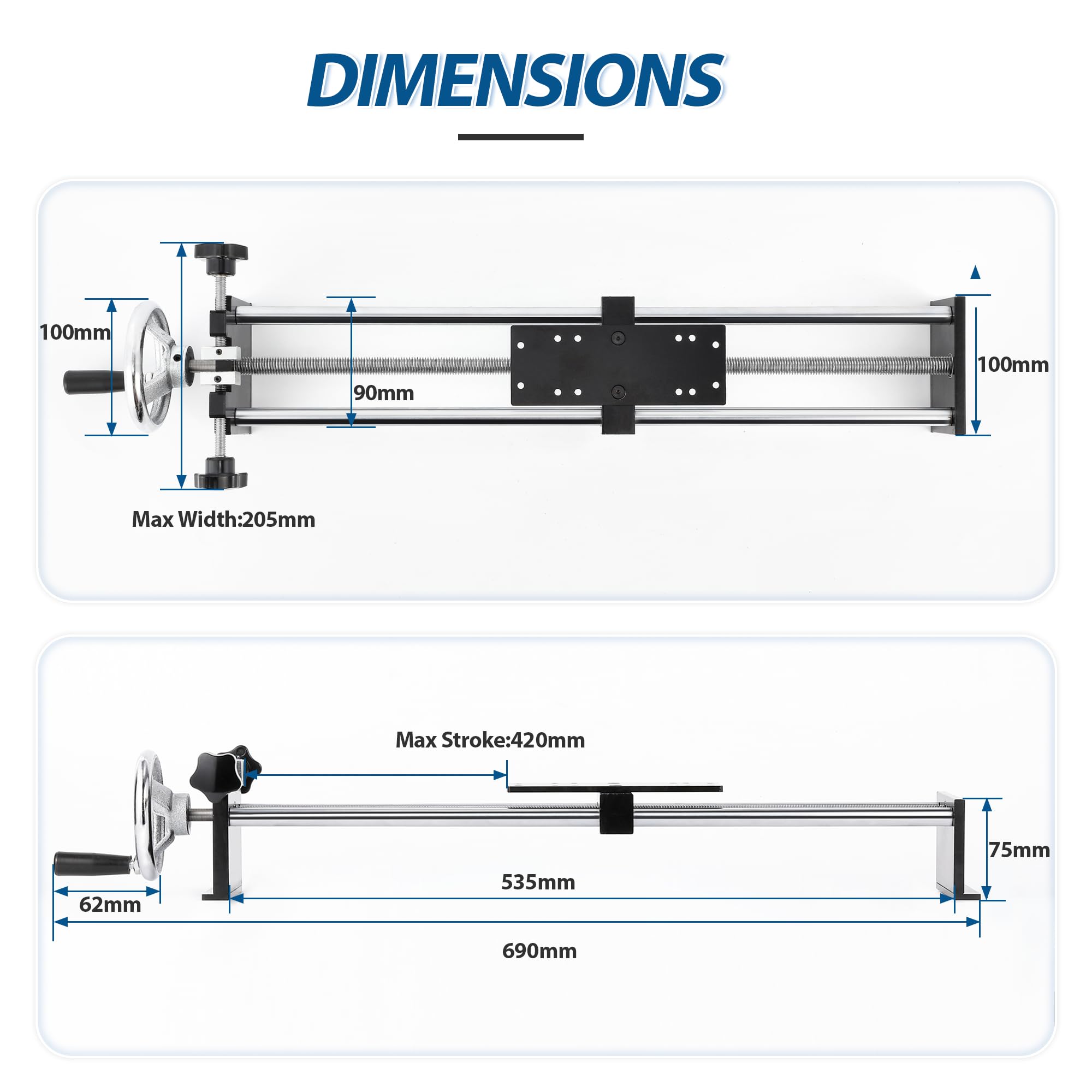 BAOSHISHAN ZMF-500N Digital Force Gauge with APW Test Stand - High Precision Force Measurement Tool for Industrial Testing, Quality Control & Material Research