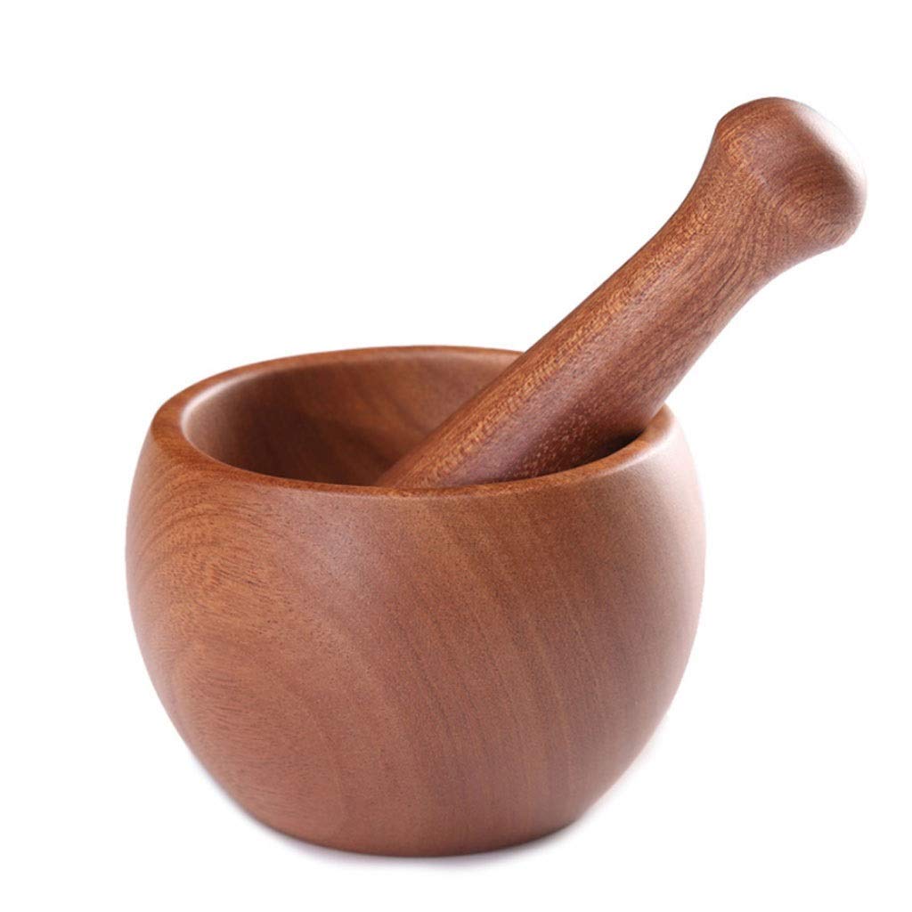 Premium Wooden Mortar and Pestle Set - 3.7