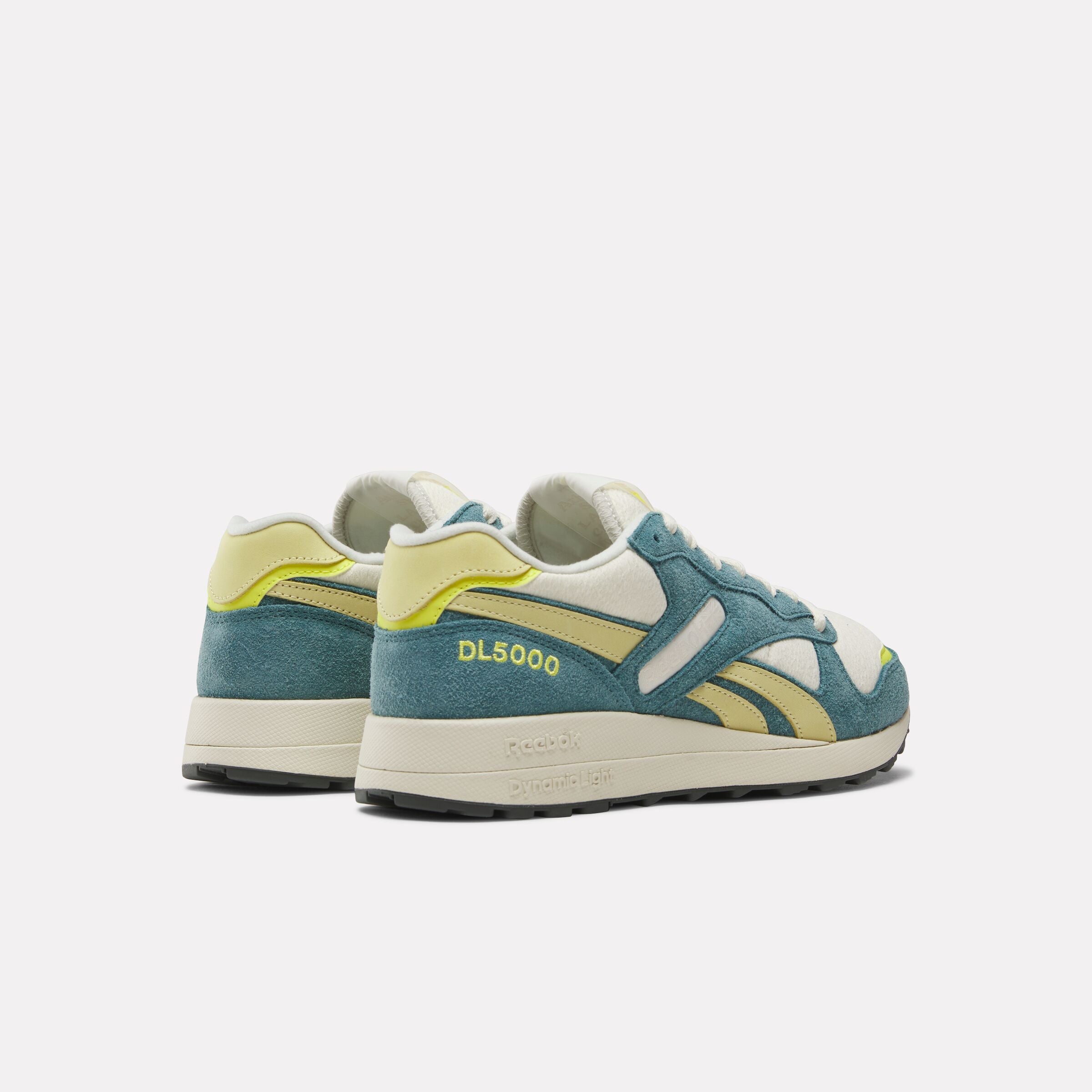 Reebok DL5000 Running Shoes for Men - Lux Blue/Yellow Flmt/Cream | Lightweight & Cushioned for Jogging, Gym & Daily Wear