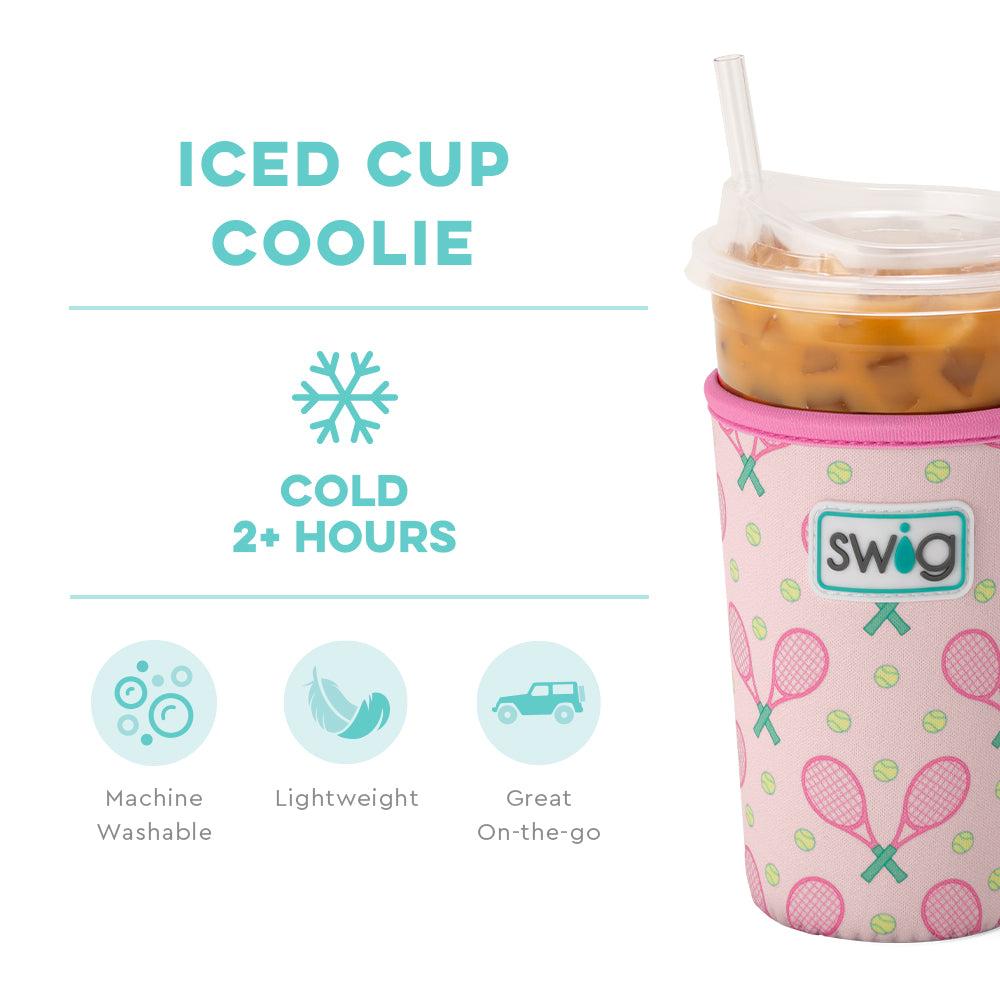 Love All Medium Iced Cup Coolie - Insulated Sleeve for 16oz Coffee Cups, Perfect for Iced Coffee, Smoothies & Cold Drinks - Great for Home, Office & Travel Use