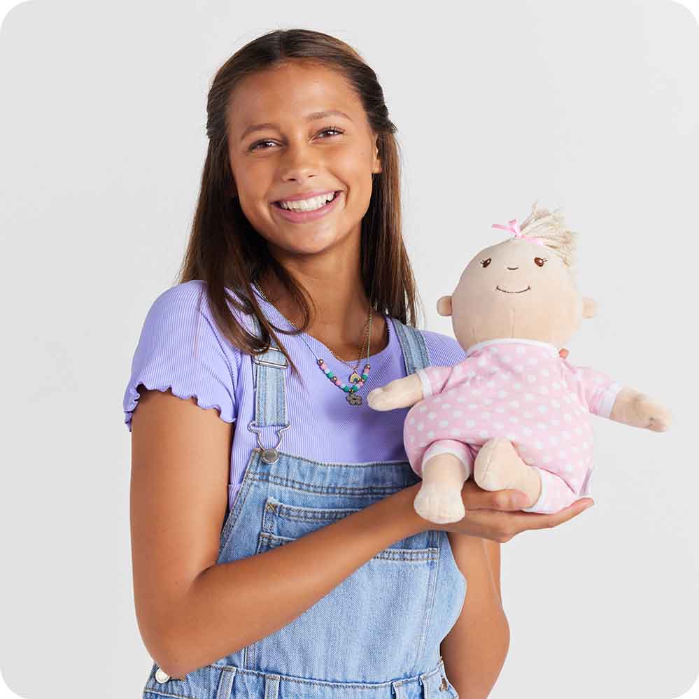 Baby Girl Warmies - Cozy & Adorable Plush Stuffed Animals for Infants & Toddlers - Perfect for Cuddling, Playtime & Nursery Decor