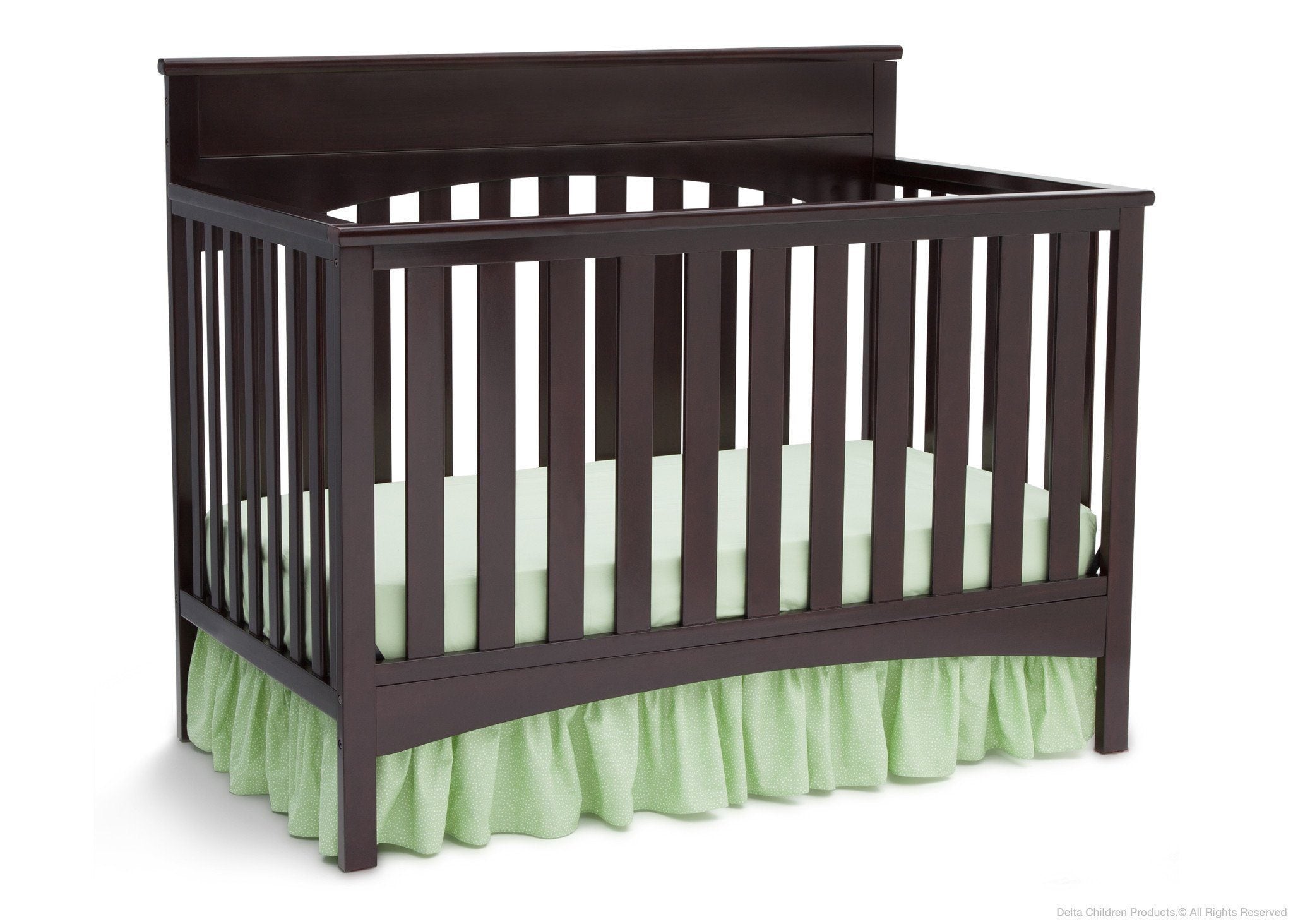 Bennington Lifestyle 4-in-1 Convertible Baby Crib - Toddler Bed, Daybed & Full-Size Bed - Safe Nursery Furniture for Newborns & Kids - Perfect for Bedrooms, Daycare & Guest Rooms