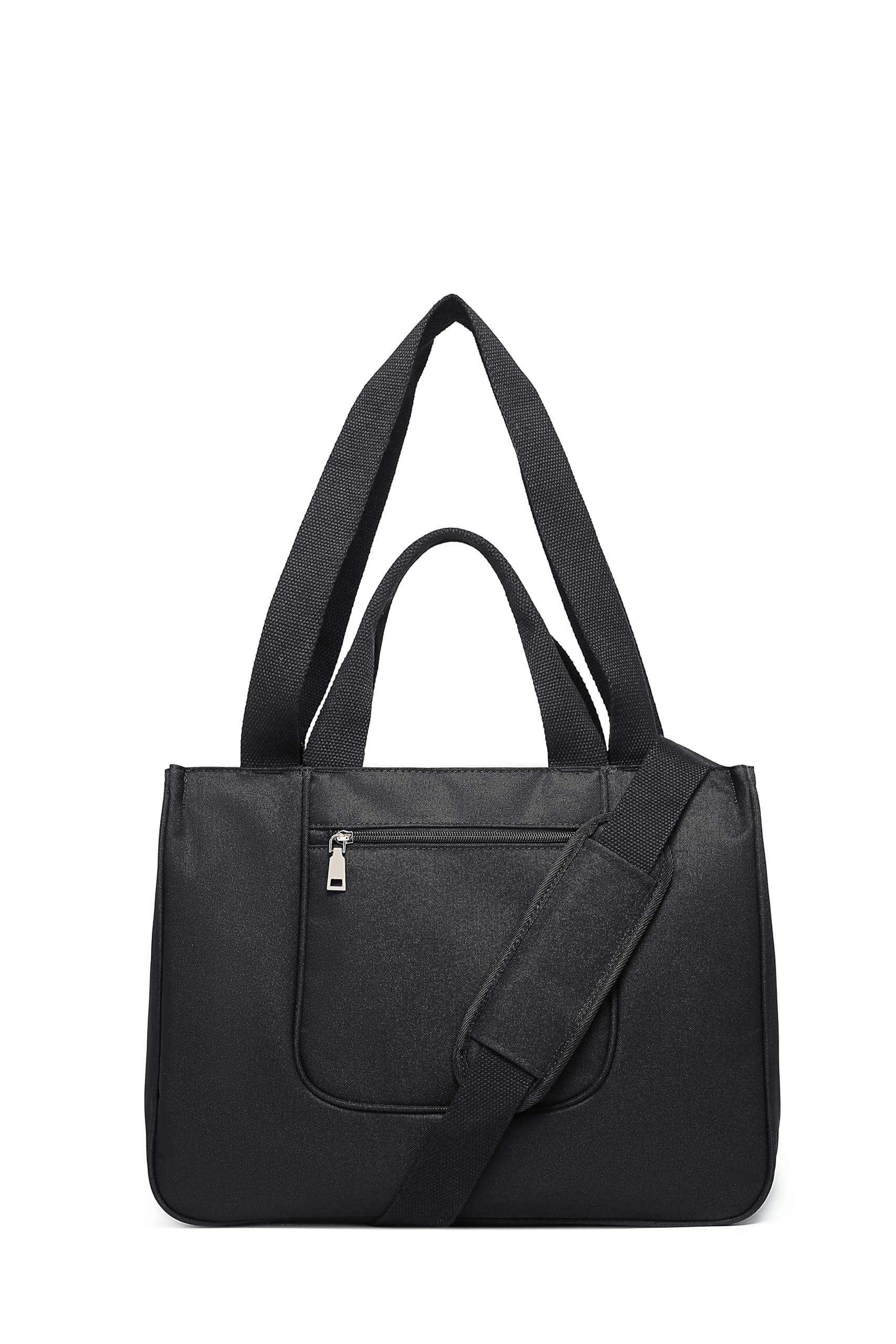 Stylish Canvas Tote Bag for Women with Laptop Compartment - Crossbody Purse with Multiple Pockets for Work, Travel, Beach & Gym - Perfect for Office Commute, Weekend Getaways & Fitness Activities