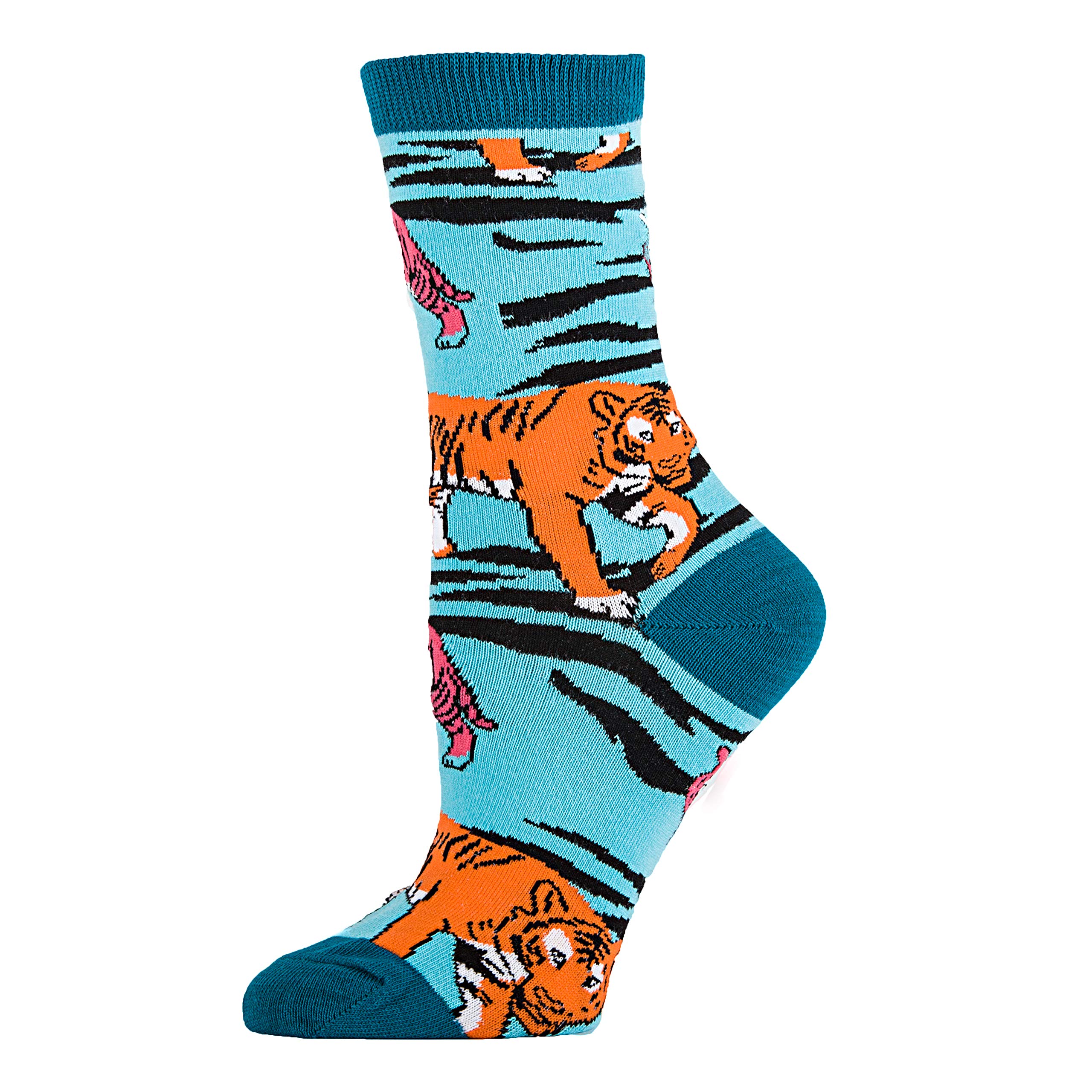 ooohyeah Women's Funny Animal Crew Socks with Cute Sayings - Soft Cotton Casual & Dress Socks for Women (Size 5-10) - Perfect for Gifts, Costume Parties & Everyday Wear