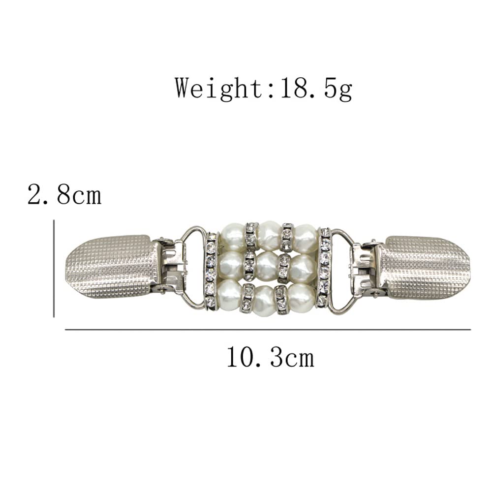 Antique Shawl Clips 2pcs - Cardigan & Sweater Clips for Women - Perfect for Layering Outfits