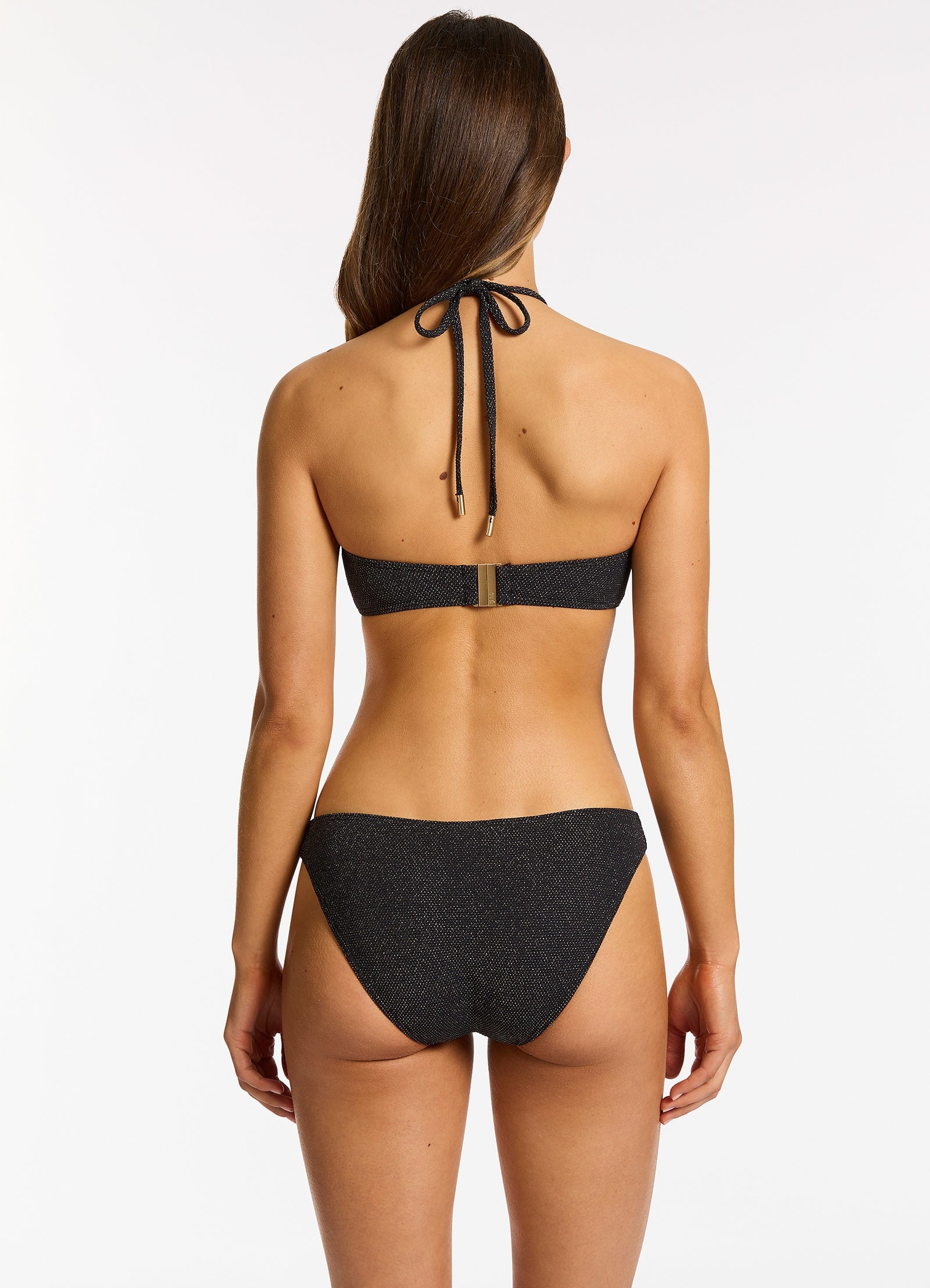 Tirari Nights Hipster Bikini Bottom - Black High Waist Swimwear for Women | Perfect for Beach Vacations, Pool Parties & Summer Getaways