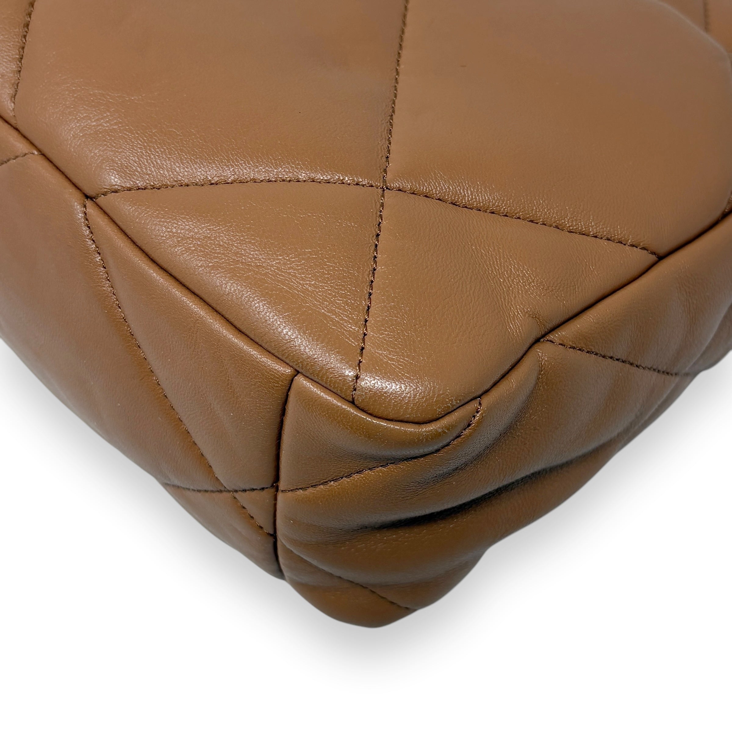 Chanel Caramel Large 19 Flap Bag - Luxury Designer Handbag for Women | Perfect for Everyday Use, Work & Special Occasions