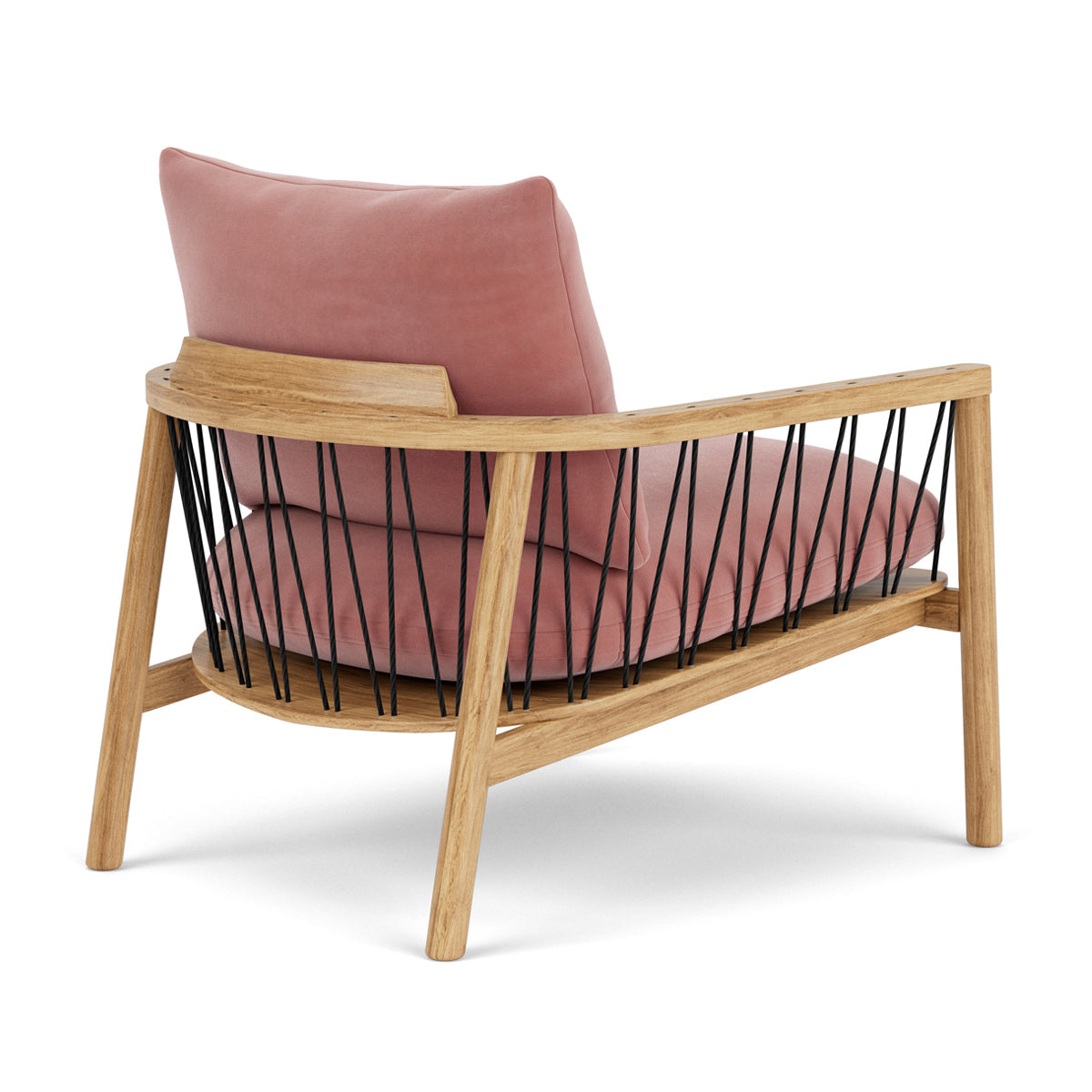 Luxury Enzo Velvet Armchair - Modern Accent Chair for Living Room, Bedroom & Office - Soft Upholstered Lounge Chair with Solid Wood Legs - Perfect for Home Decor, Reading Nook & Relaxation