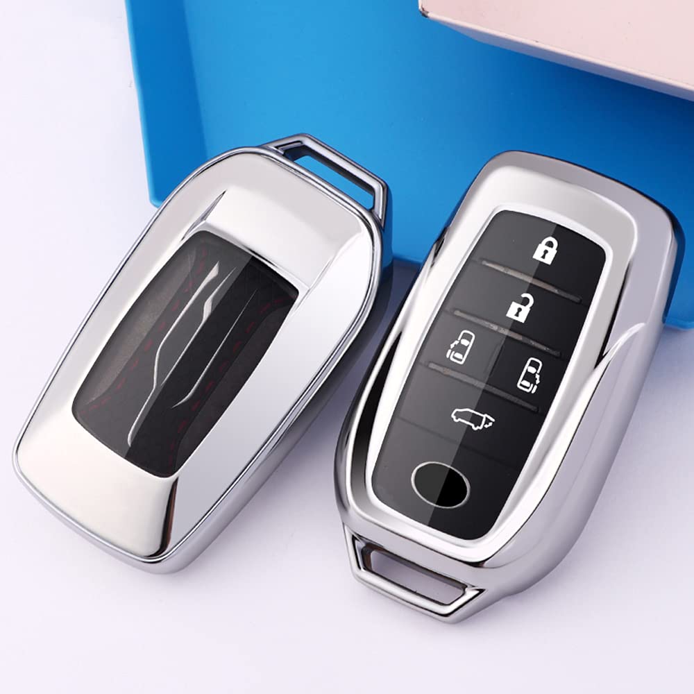 Durable Key Fob Cover Case for Toyota Venza RAV4 Land Cruiser - Waterproof & Shockproof Keyless Entry Remote Protector - Perfect for Outdoor Adventures & Daily Use