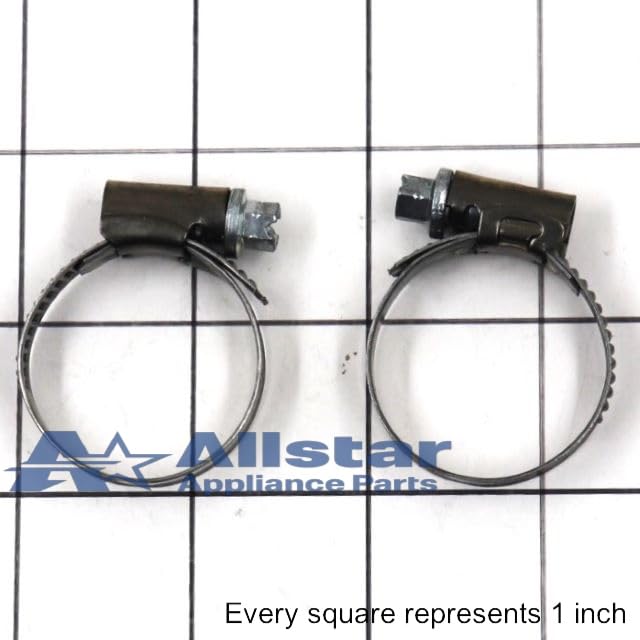 WD24X33918 Dishwasher Elbow Hose and Clamp Kit - Replacement Part for Whirlpool, Maytag, KitchenAid Dishwashers - Perfect for Leak Repair & Maintenance