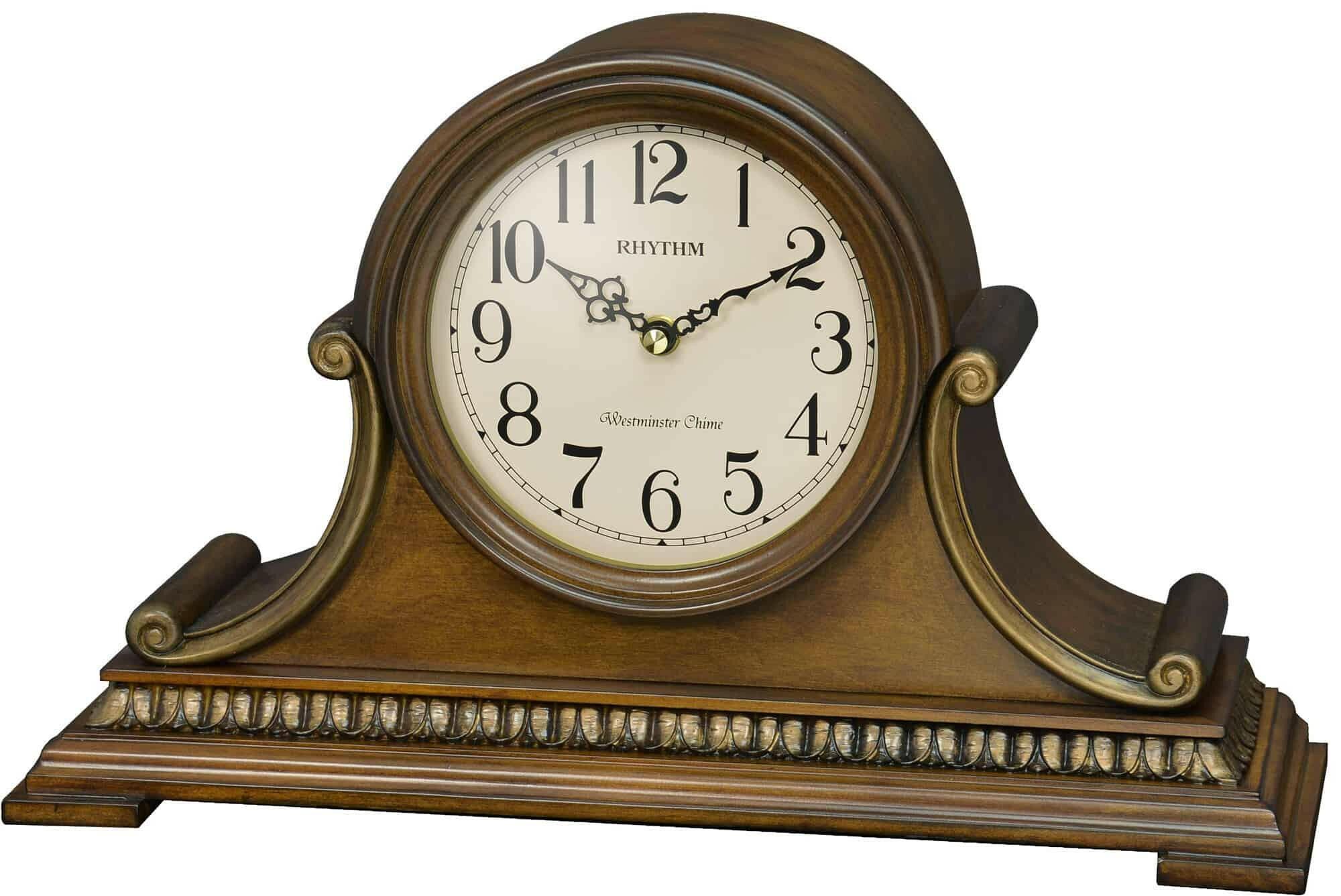 Rhythm USA WSM St. Vincent Wall Clock - Vintage Style Decorative Clock for Home, Office & Kitchen | Perfect for Living Room Decor & Gift Giving