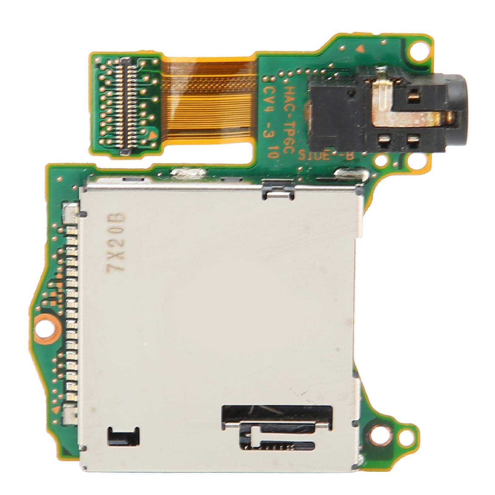 Original Title: Game Host Card Slot, Game Cartridge Card Slot Host Reader Replacement Card Reader for Nintendo Switch, Tray with Headphone Hole Port Game Slot Replacement Reader for Switch Repair Accessories    Optimized Title: Nintendo Switch Card Slot Reader Replacement - Game Cartridge Slot Tray with Headphone Hole Port - Repair Accessories for Switch Console - Perfect for DIY Fixes & Gaming Accessories