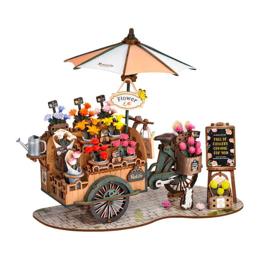 Blossom Cart - Premium Shopping Cart with Wheels for Groceries, Laundry & Home Organization - Ideal for Supermarkets, Warehouses & Household Use