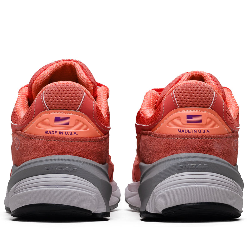 New Balance 990v6 Running Shoes Made in USA - Sunrise/Purple Colorway for Men & Women | Perfect for Jogging, Gym Workouts & Casual Wear