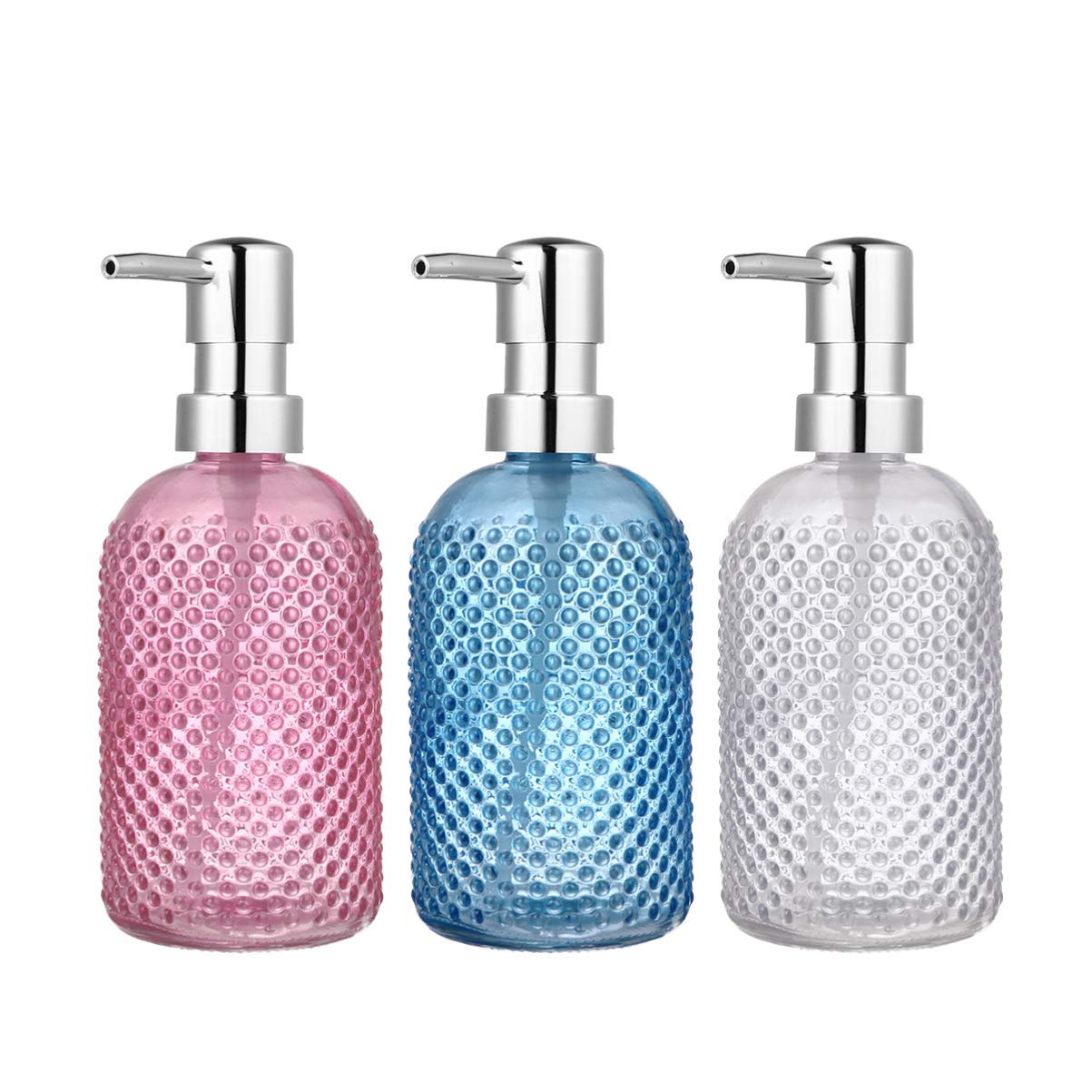 3Pcs Cabilock Shampoo Travel Bottles - Leak-Proof Refillable Toiletries Containers for Shower Gel, Lotion & Body Wash - Portable Pump Dispenser for Home & Travel Use (Great for Gym, Vacation & Daily Hygiene)