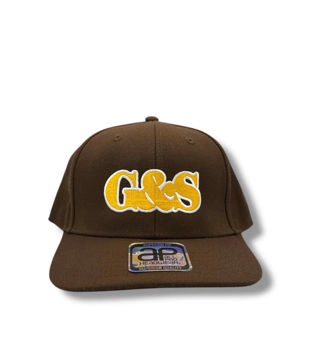 G&S Embroidered Premium Padres Brown and Gold Baseball Hat - Stylish & Comfortable Adjustable Cap for Sports Fans, Outdoor Activities, and Casual Wear
