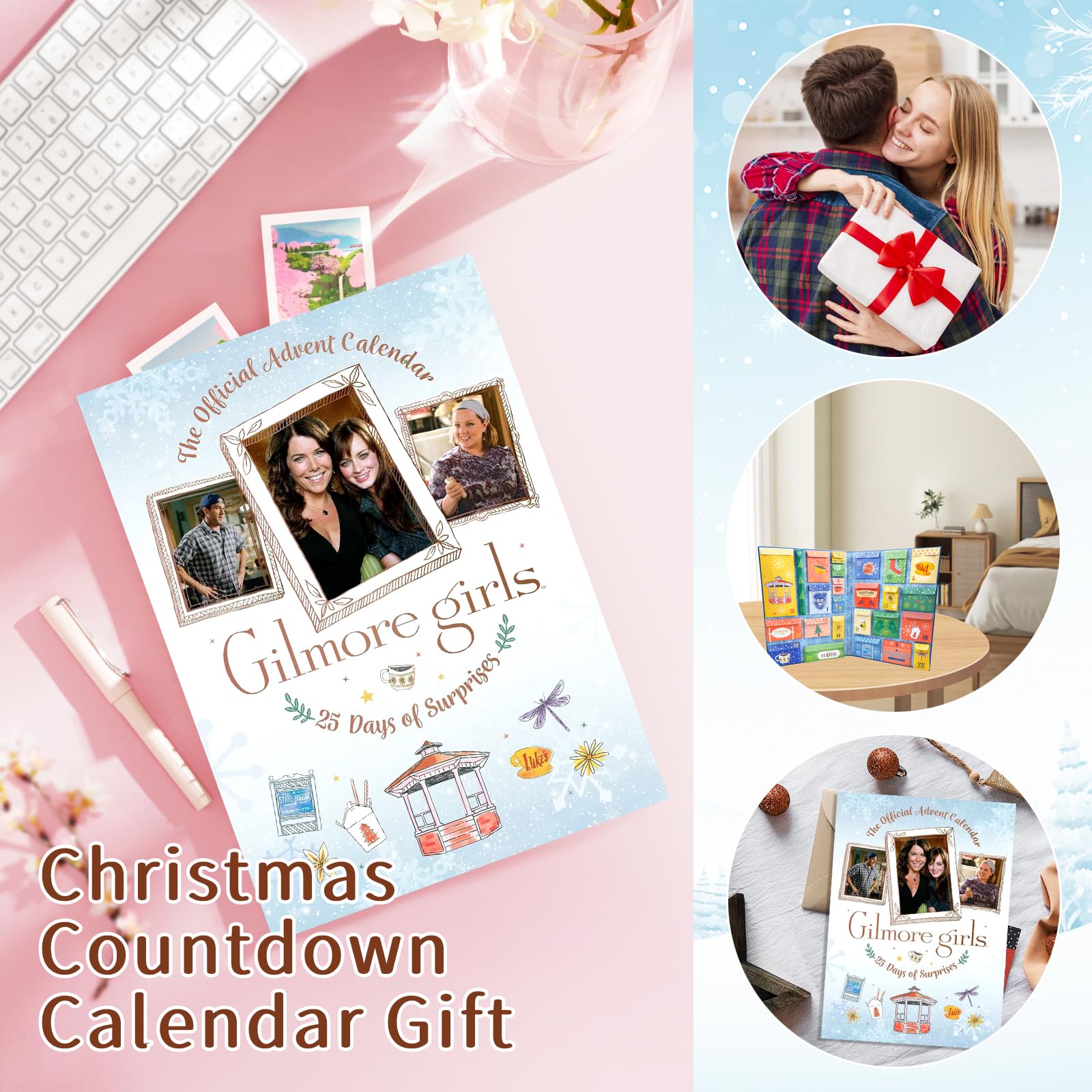 Gilmore Girls Advent Calendar 2024 - 24-Day Christmas Countdown Calendar with Surprise Gifts for Fans | Perfect Holiday Gift for Women, Girlfriends & Best Friends (Birthday, Christmas, Anniversary Present)